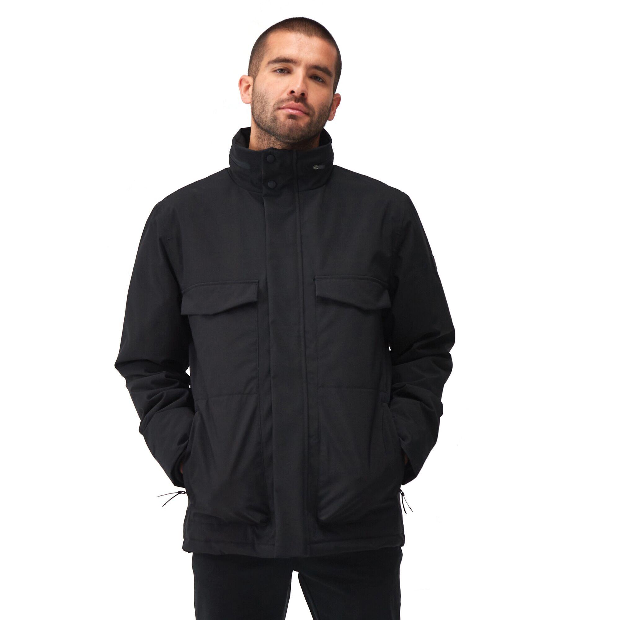 Mens Esteve Waterproof Jacket (Black) 4/5