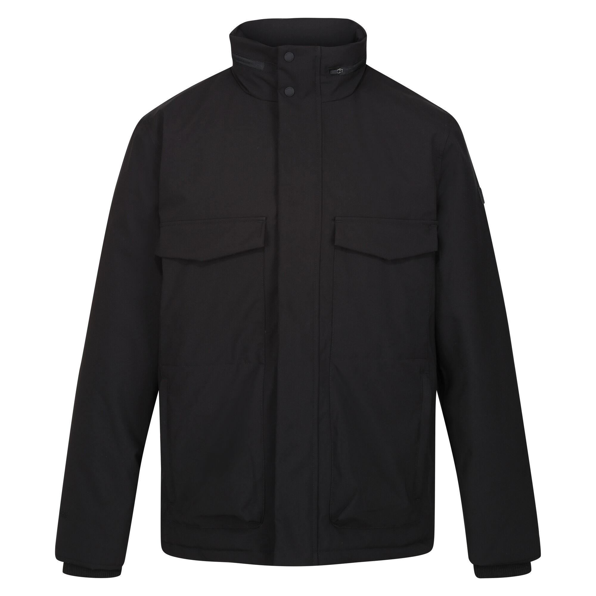 ESTEVE Men's Waterproof Jacket (Black)