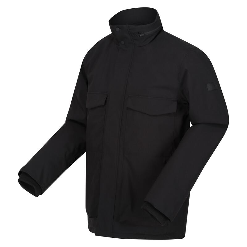 Chaqueta Impermeable Esteve para Hombre Negro