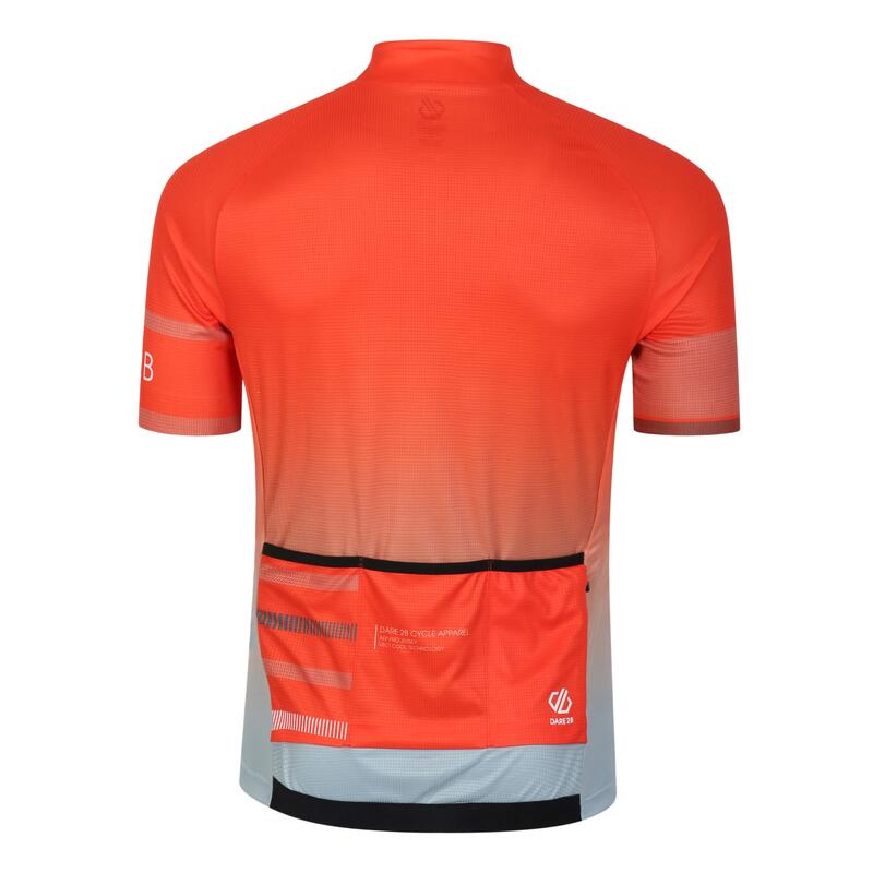 Jersey de Ciclismo Revolving de AEP para Hombre Rojo Trail Blaze