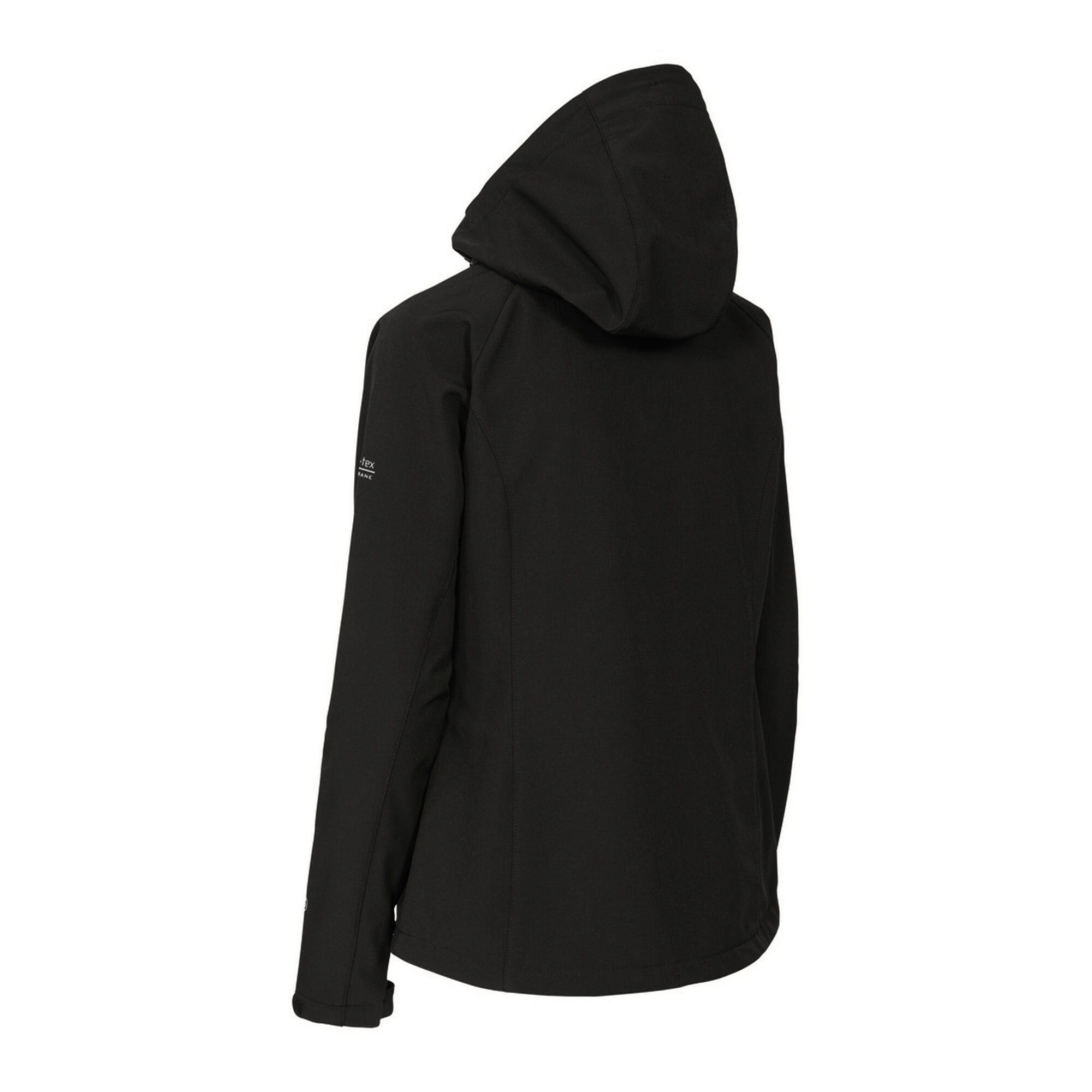 Dames Bela II Waterbestendige Softshell Jas (Zwart) 2/5