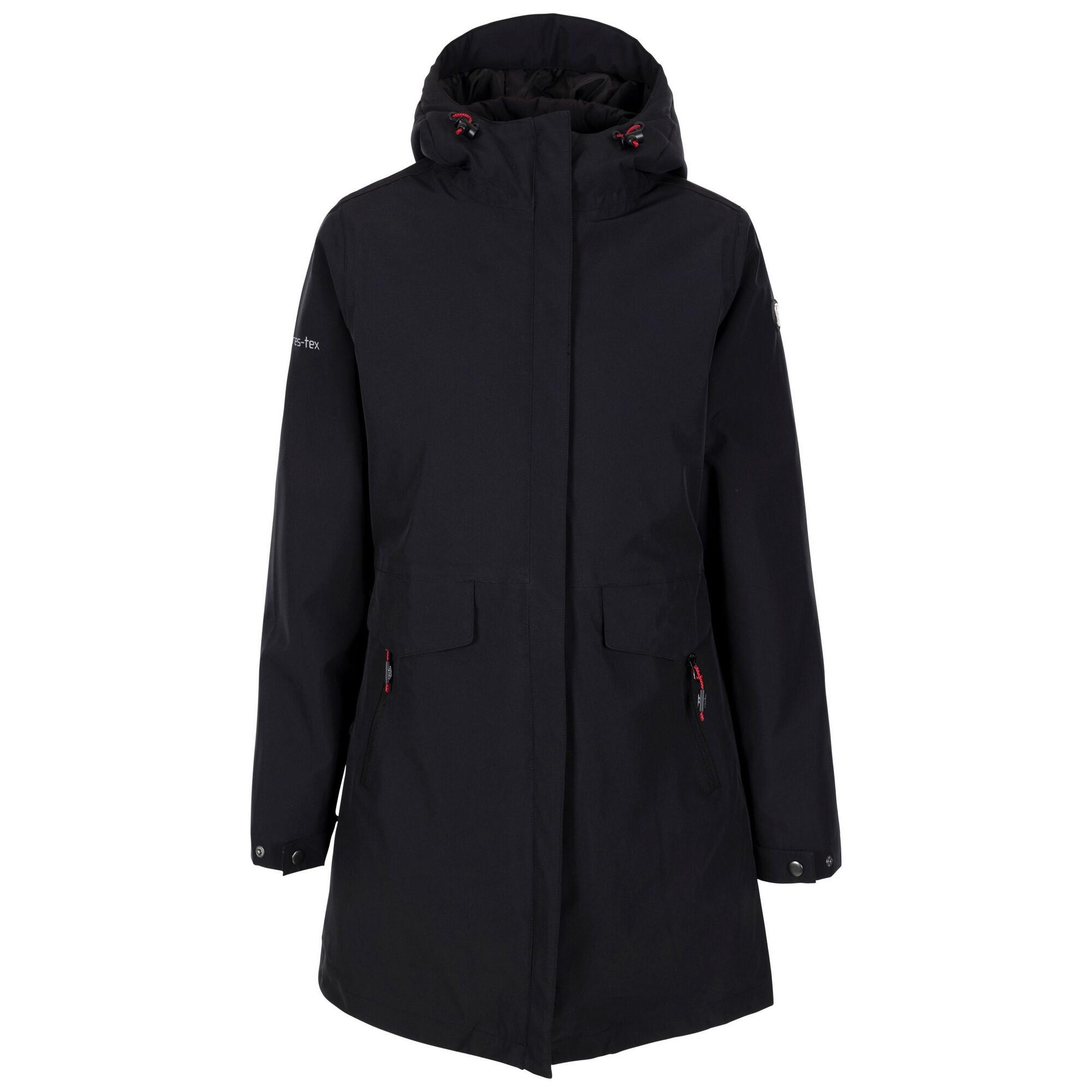 Trespass - Veste Imperméable Modesty Femme (noir) - Veste - Noir - S - Decathlon
