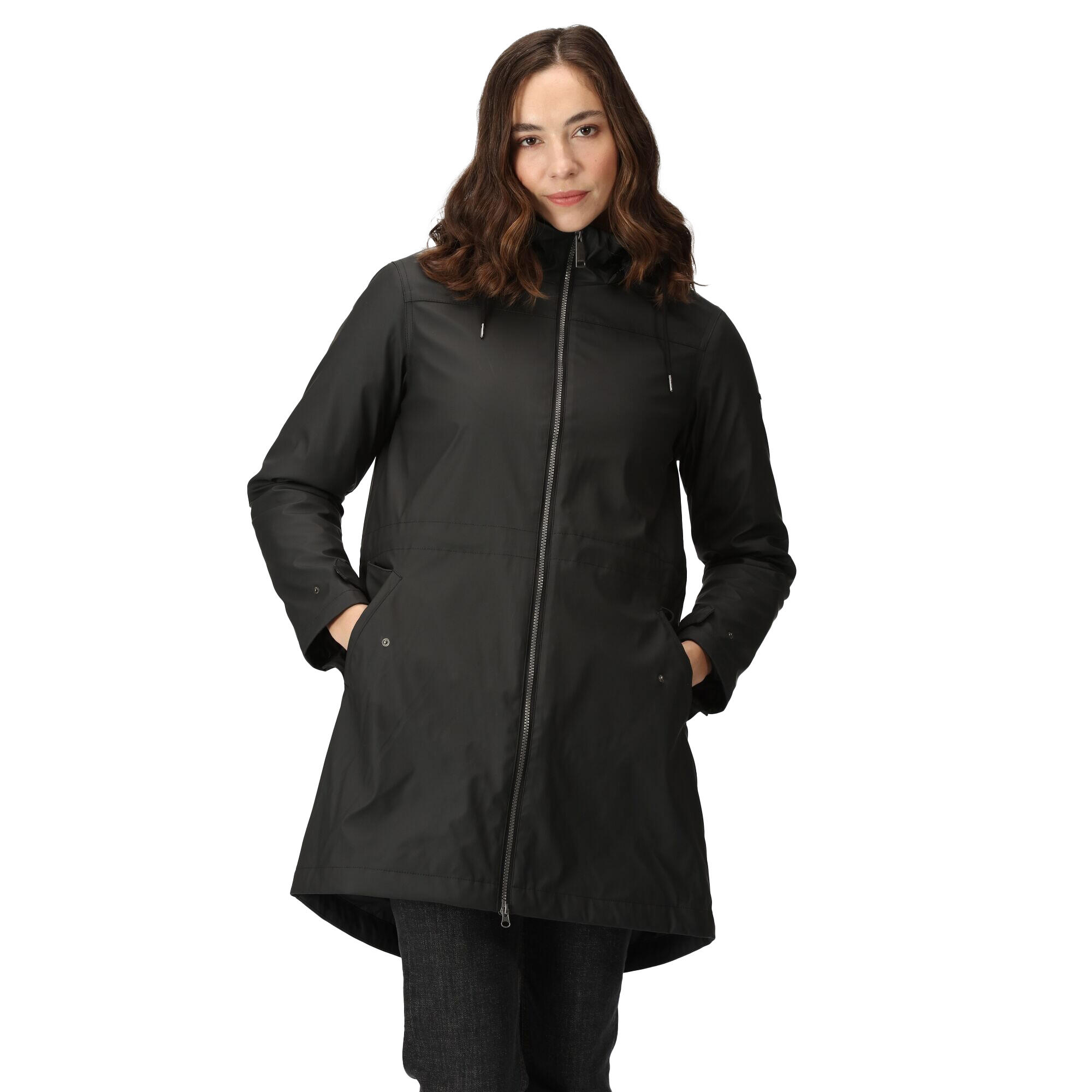 Womens/Ladies Fantine Baffled Padded Jacket (Black) 4/5