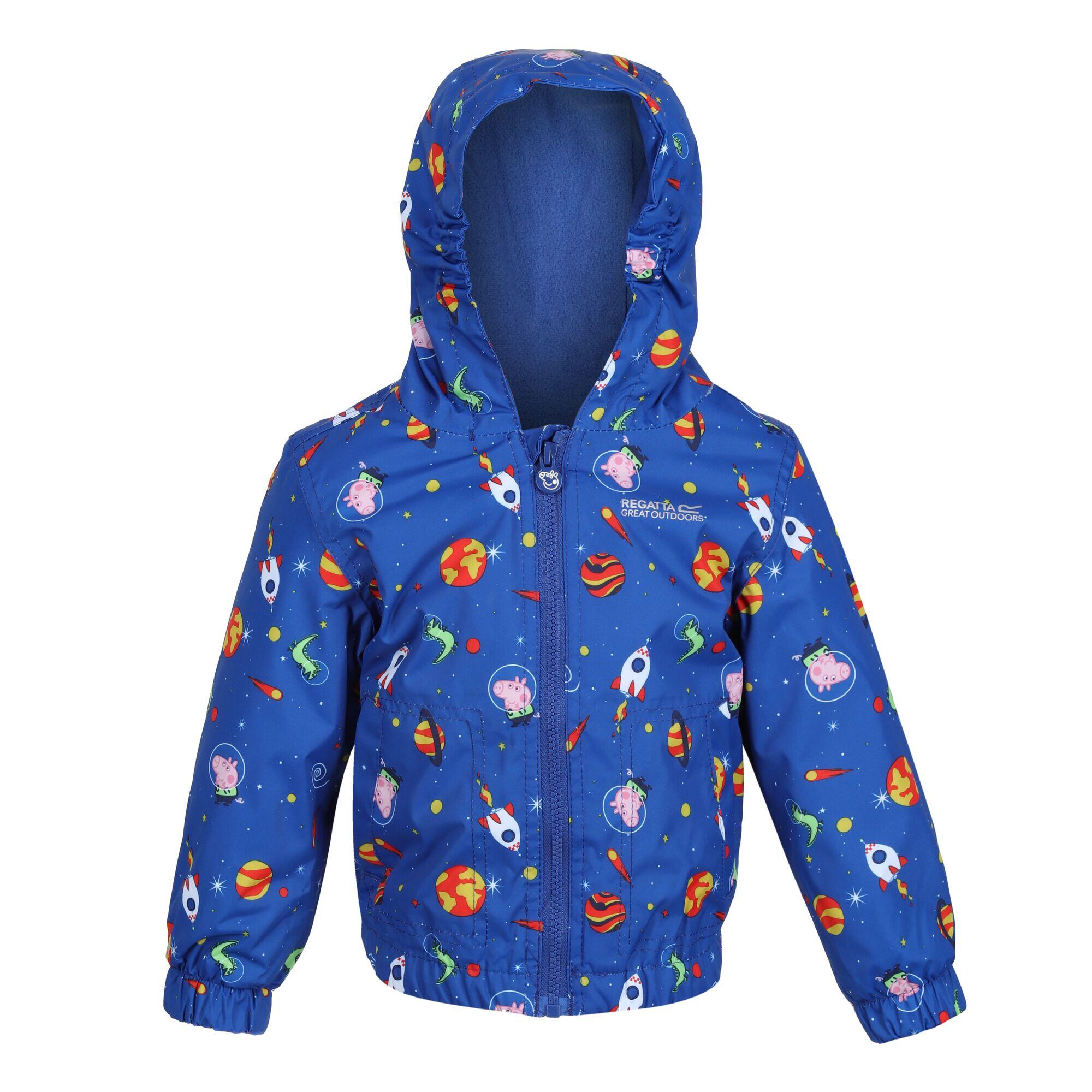 Childrens/Kids Muddy Puddle Peppa Pig Cosmic Padded Jacket (Surf Spray) 1/5