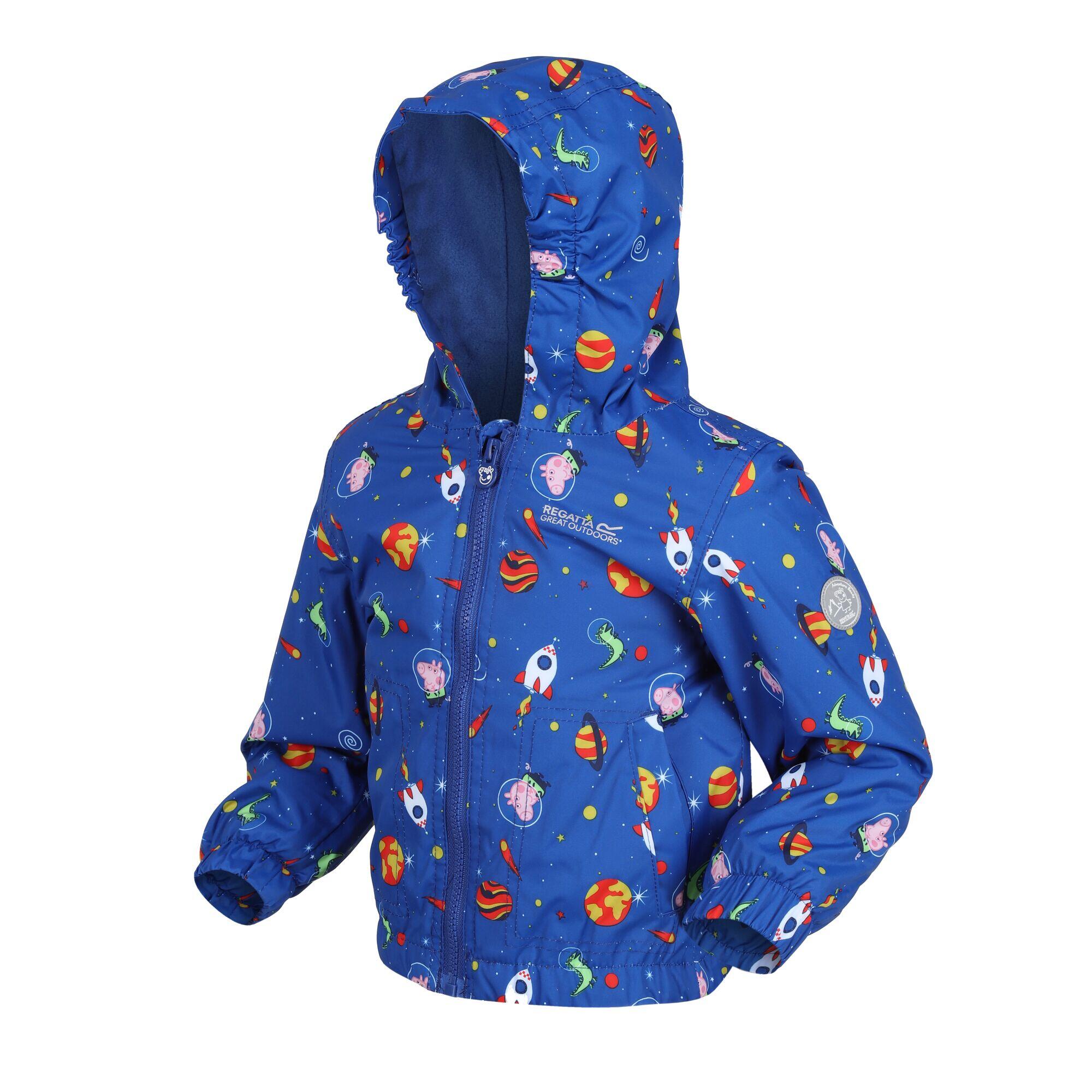 Childrens/Kids Muddy Puddle Peppa Pig Cosmic Padded Jacket (Surf Spray) 4/5