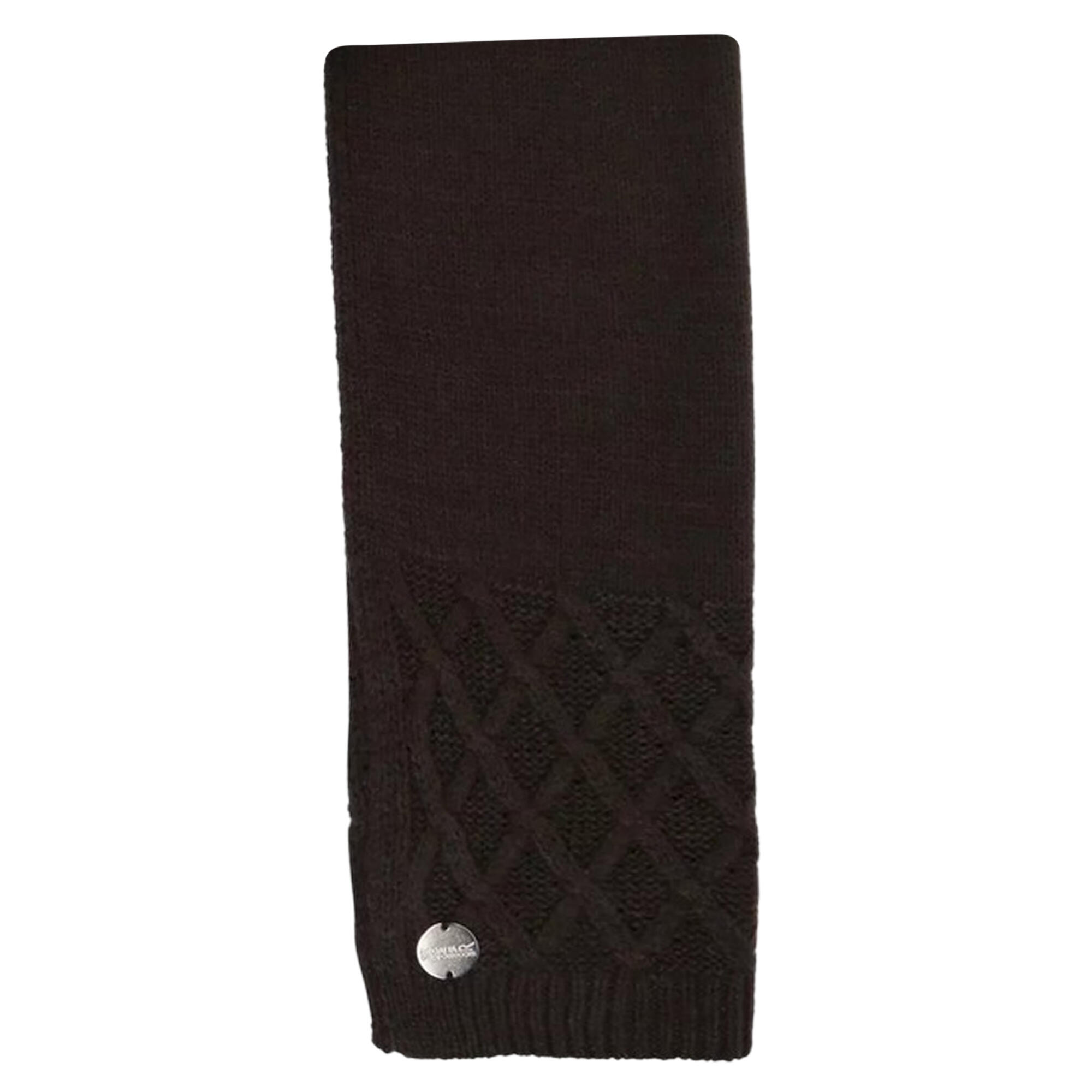 Womens/Ladies Multimix IV Knitted Winter Scarf (Black) 1/4
