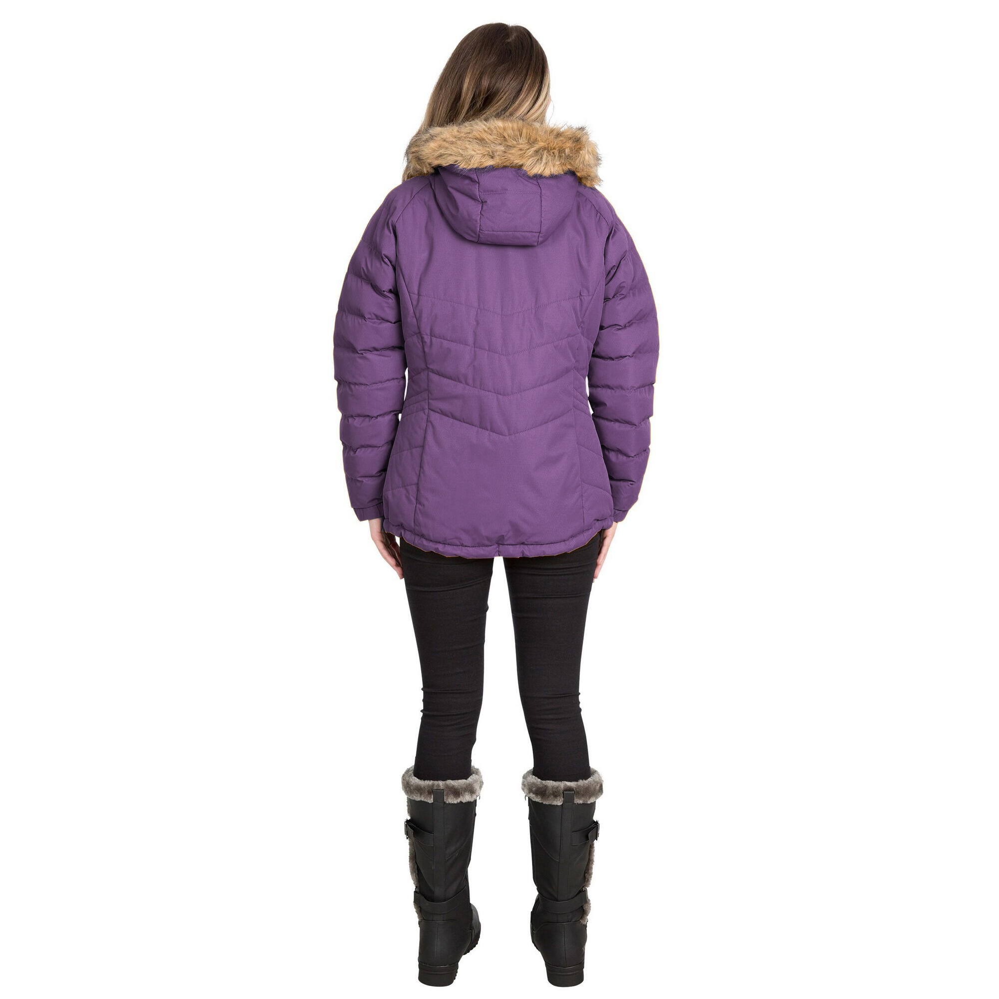 Steppjacke Nadina, wasserfest Damen Kräftiges Lila 3/4