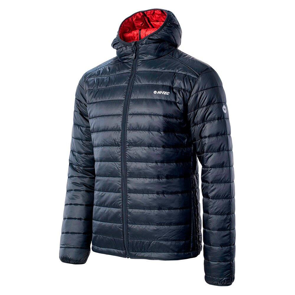 Mens Cash Padded Jacket (Sky Captain/Haute Red) 4/4
