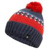 Bonnet BOFFIN Enfant (Denim sombre / Rouge vif)