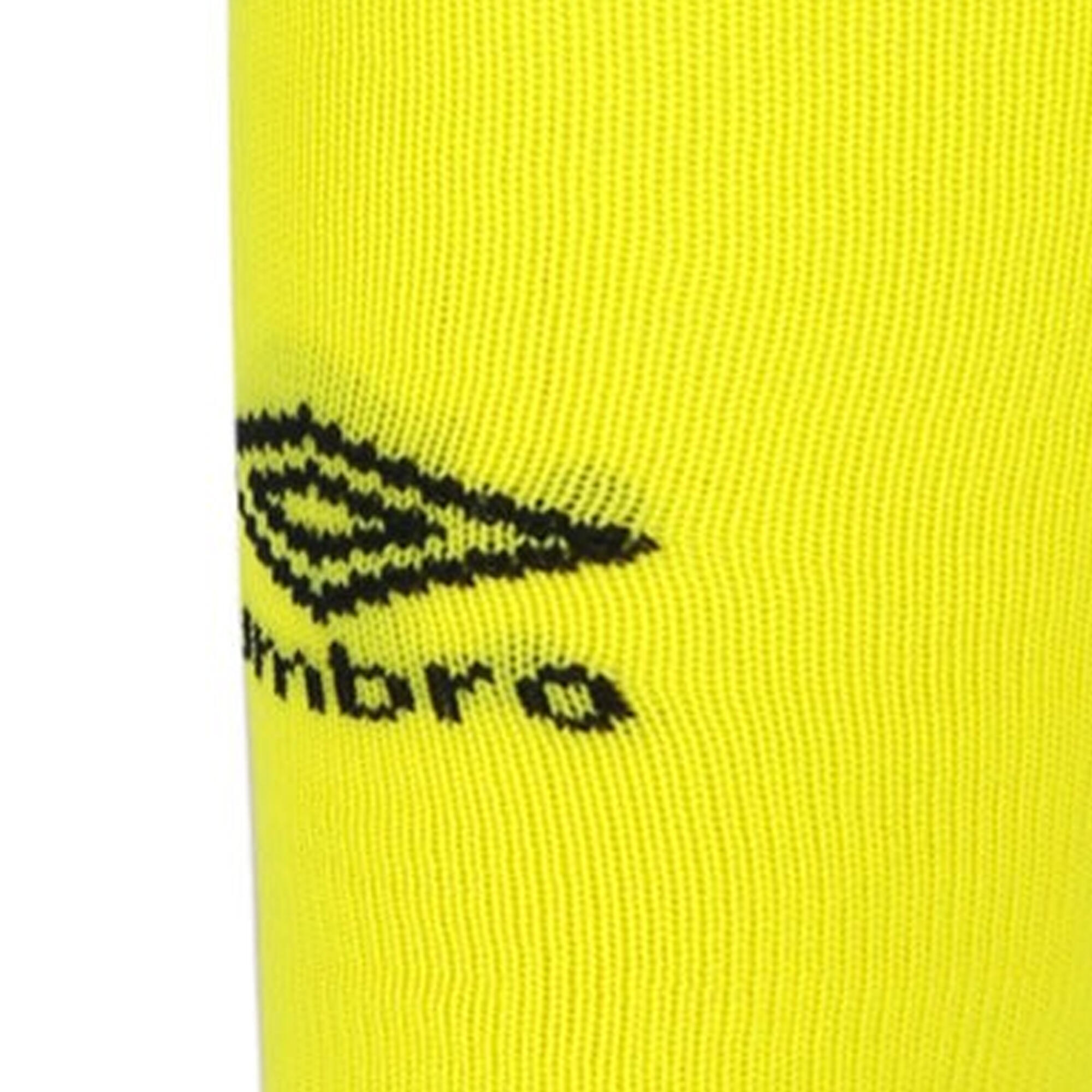 Boy's leg sleeves (Fluorescent yellow / Carbon)