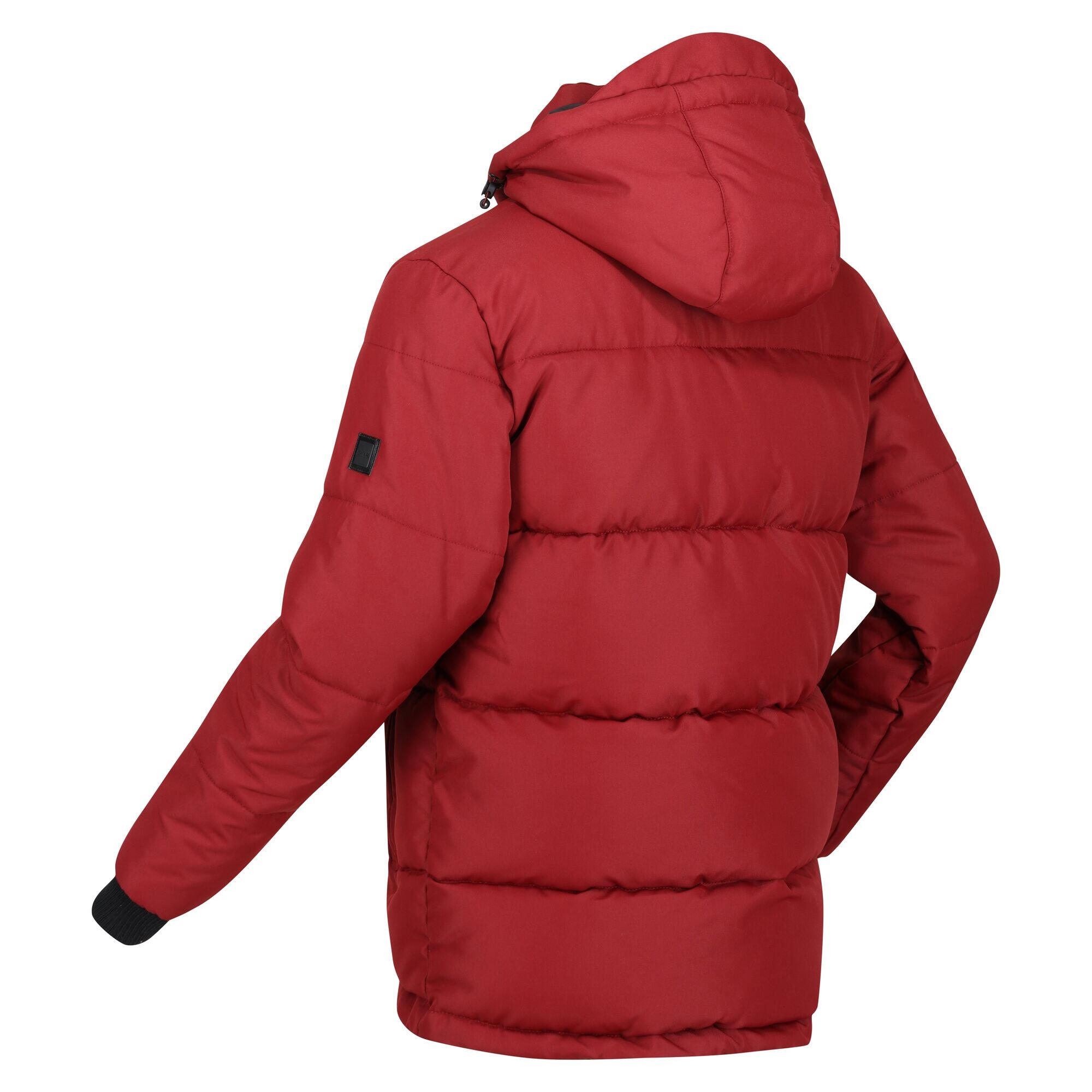 Mens Farren Lightweight Puffer Jacket (Syrah Red) 4/5