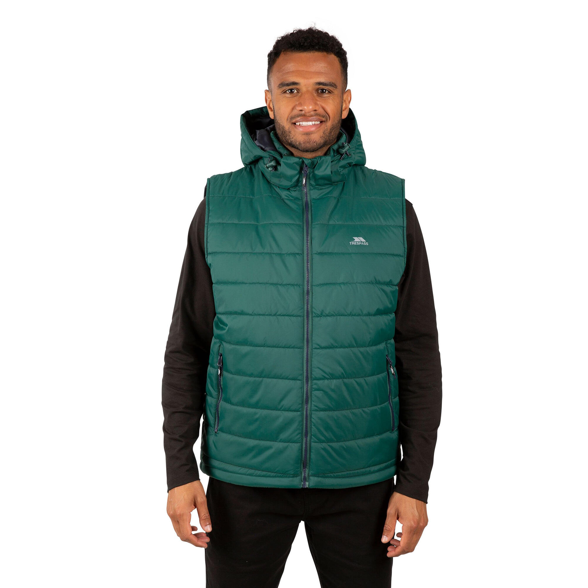 Doudoune Sans Manches FRANKLYN Homme (Vert Forêt) 3/4