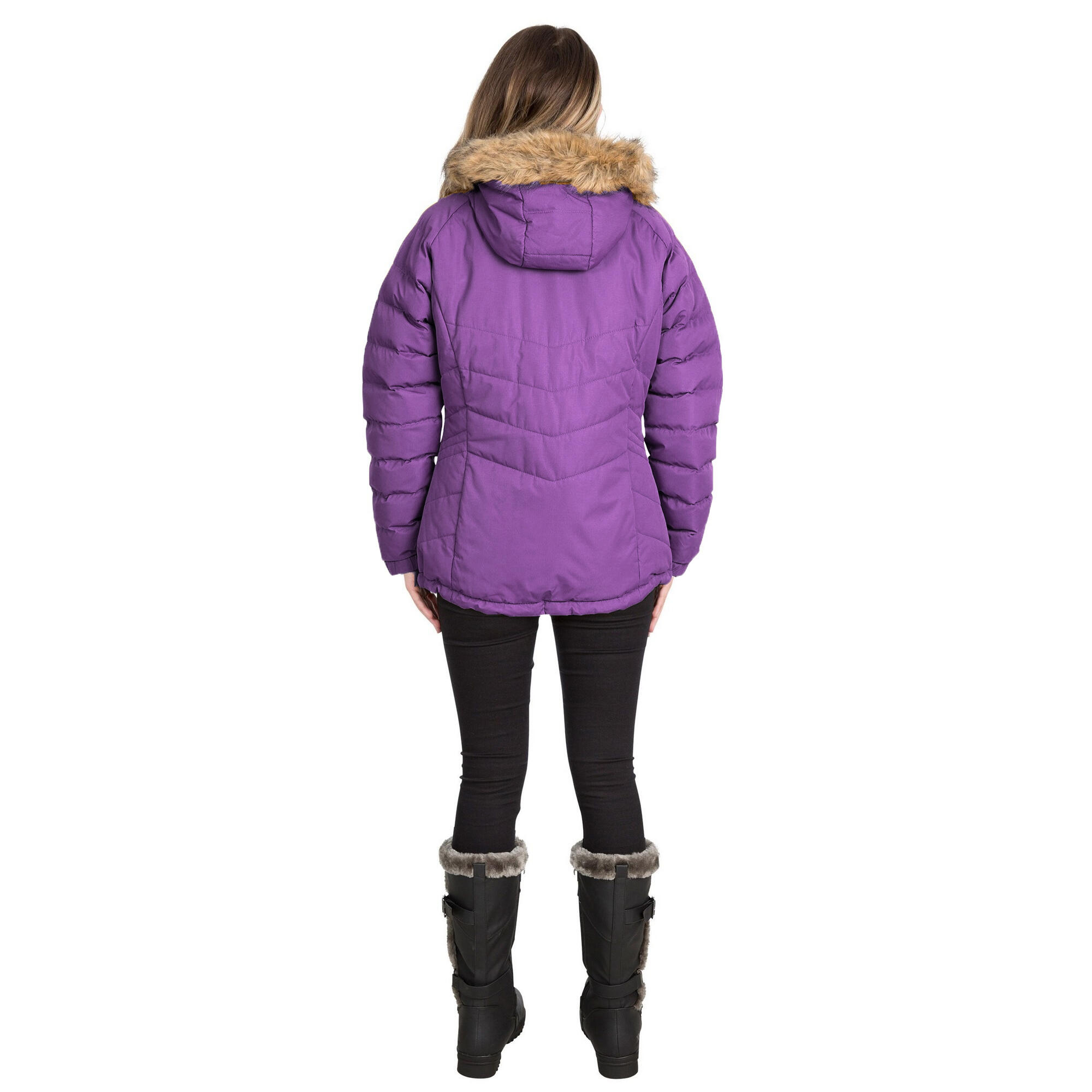 Steppjacke Nadina, wasserfest Damen Lila 3/4