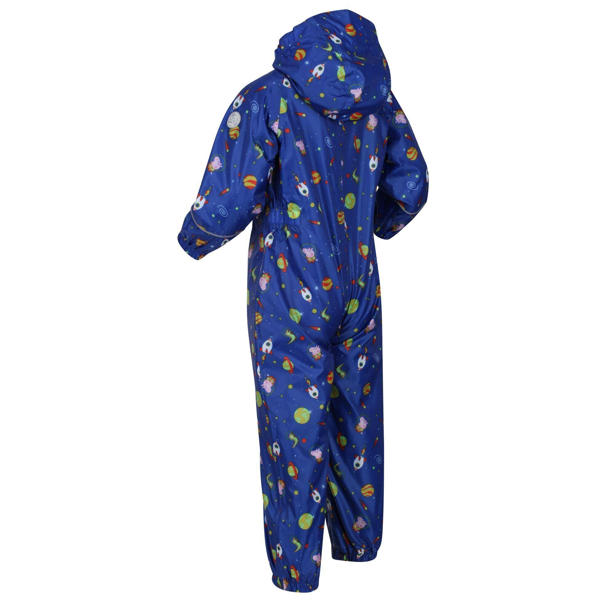 Childrens/Kids Peppa Pig Space Waterproof Puddle Suit (Surf Spray) 3/5