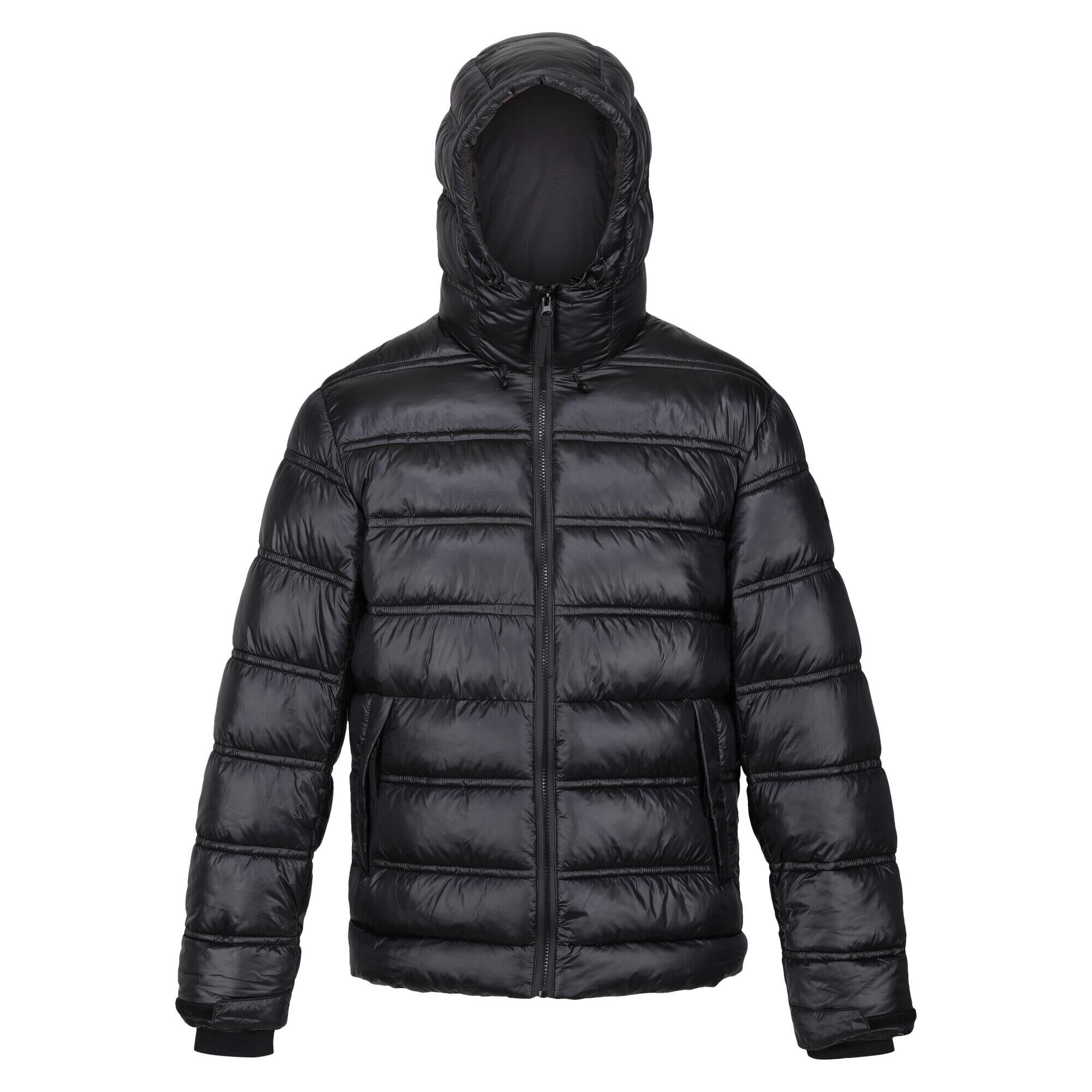 REGATTA Mens Toploft III Baffled Padded Jacket (Black)