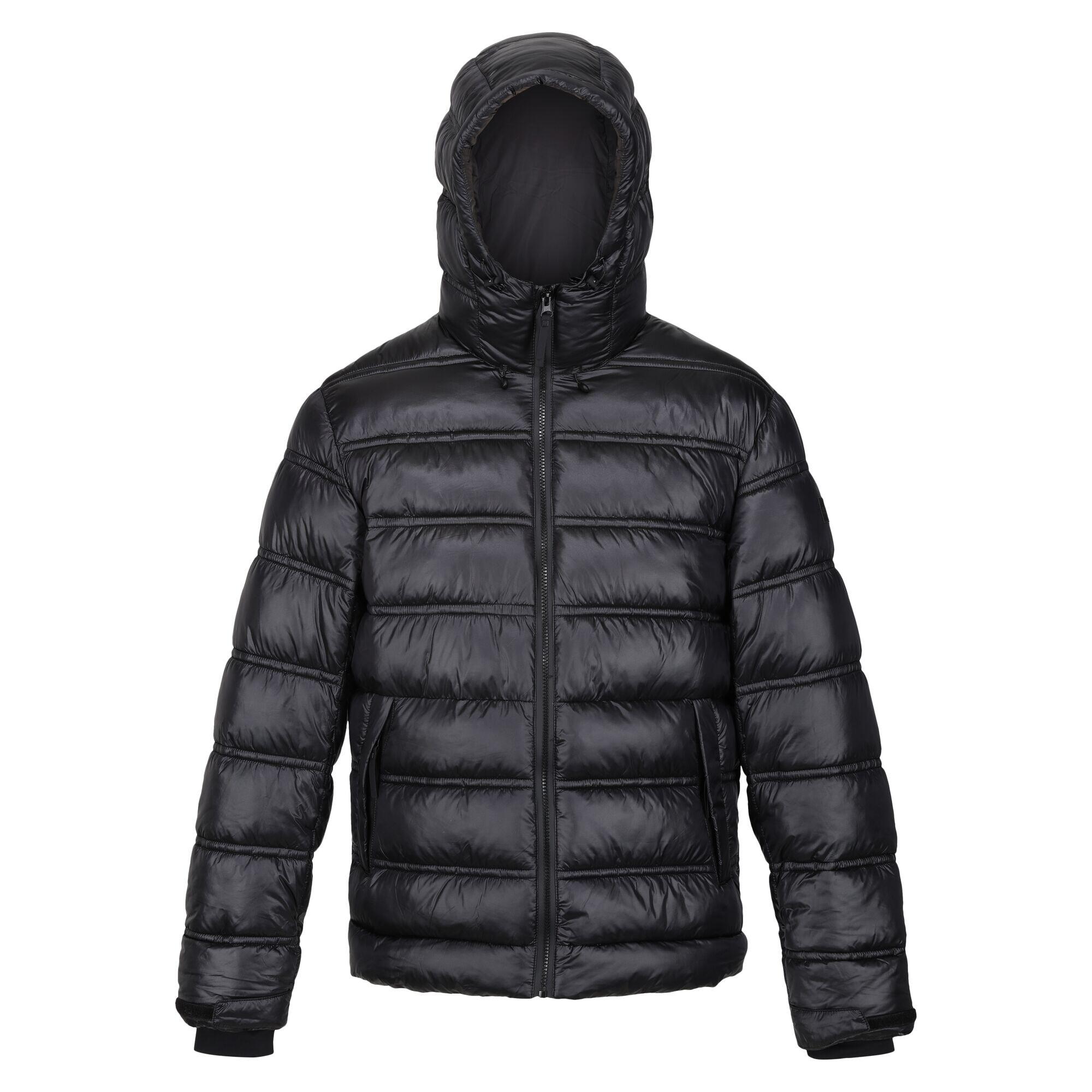 TOPLOFT Men's quilted jacket (Black)