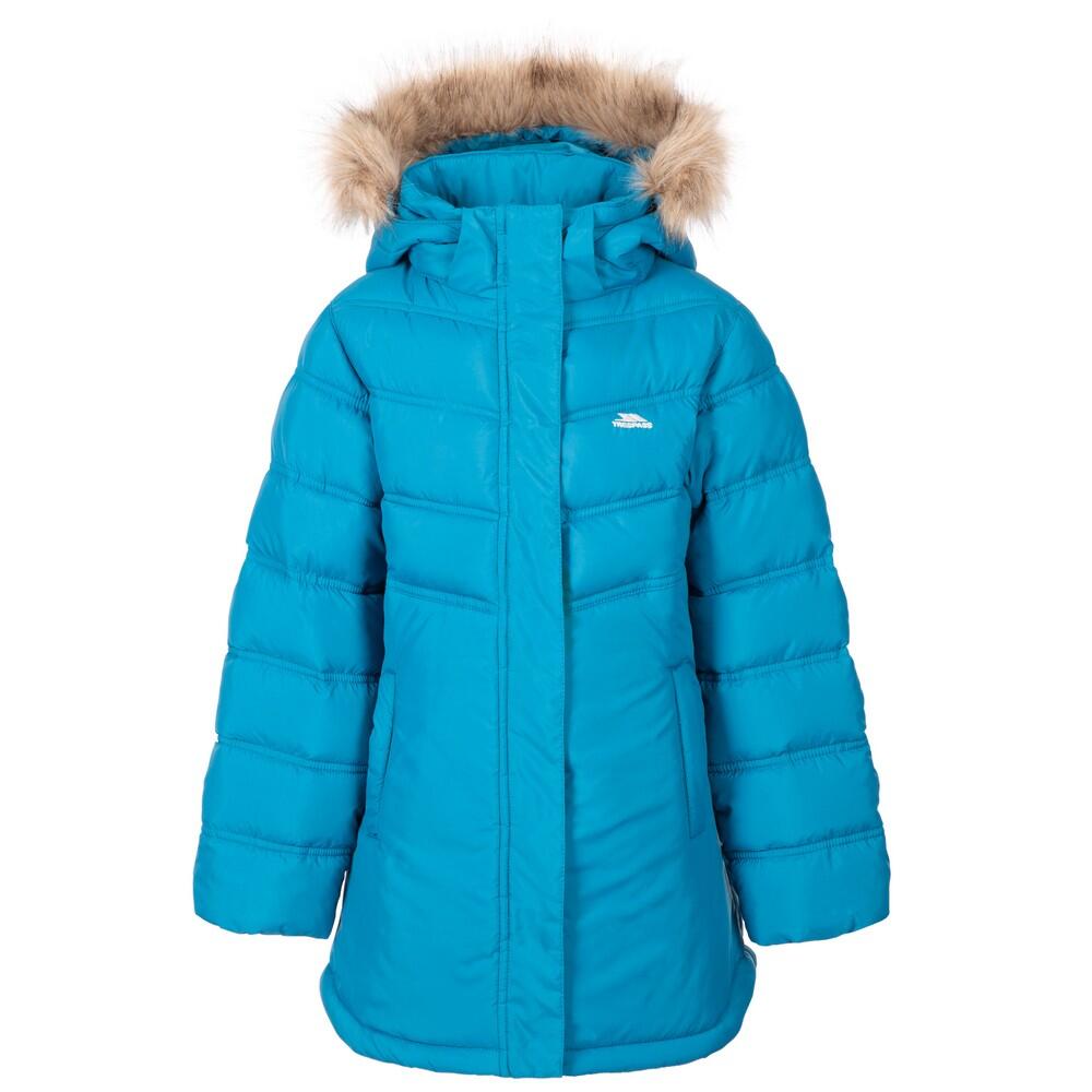 Girls' CHARMING Quilted Jacket (Teal)