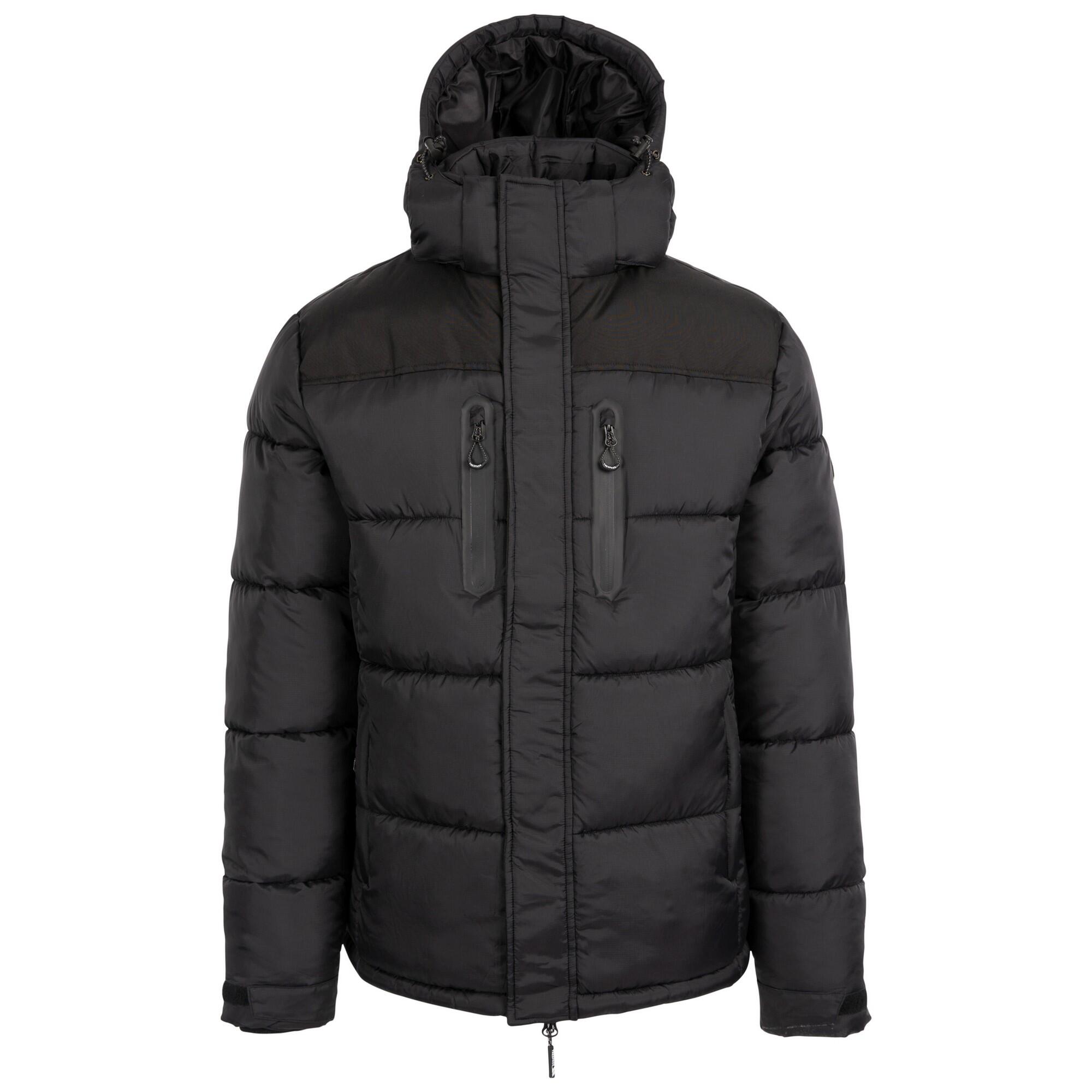 TRESPASS Mens Parkstone Quilted Jacket (Black)