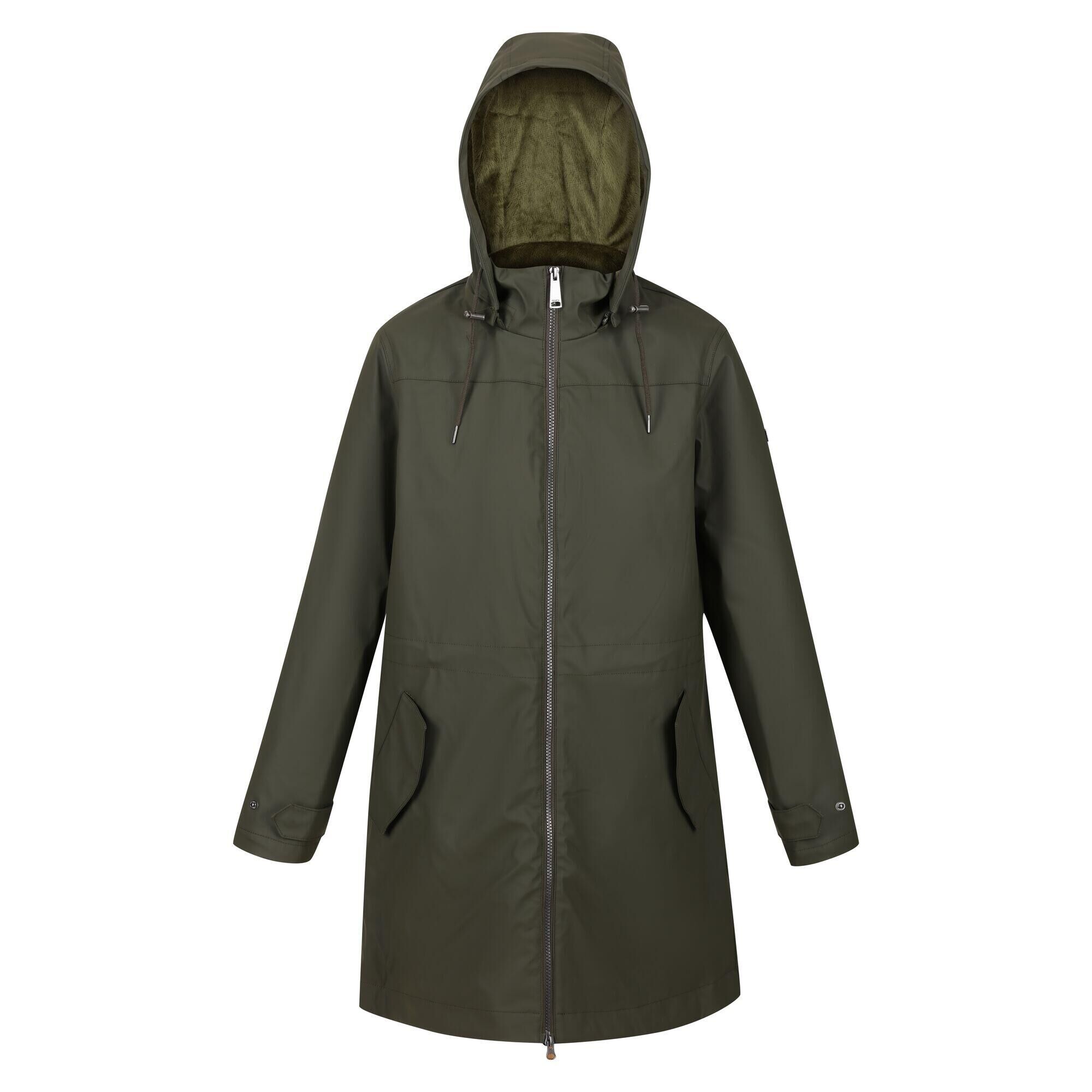 REGATTA Womens/Ladies Fantine Baffled Padded Jacket (Dark Khaki)