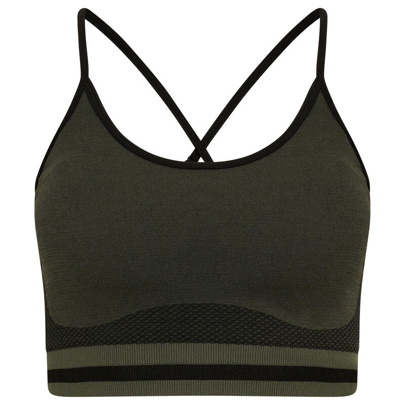 Brassière de sport DON'T SWEAT IT Femme (Vert canard)