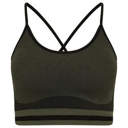 Brassière de sport DON'T SWEAT IT Femme (Vert canard)