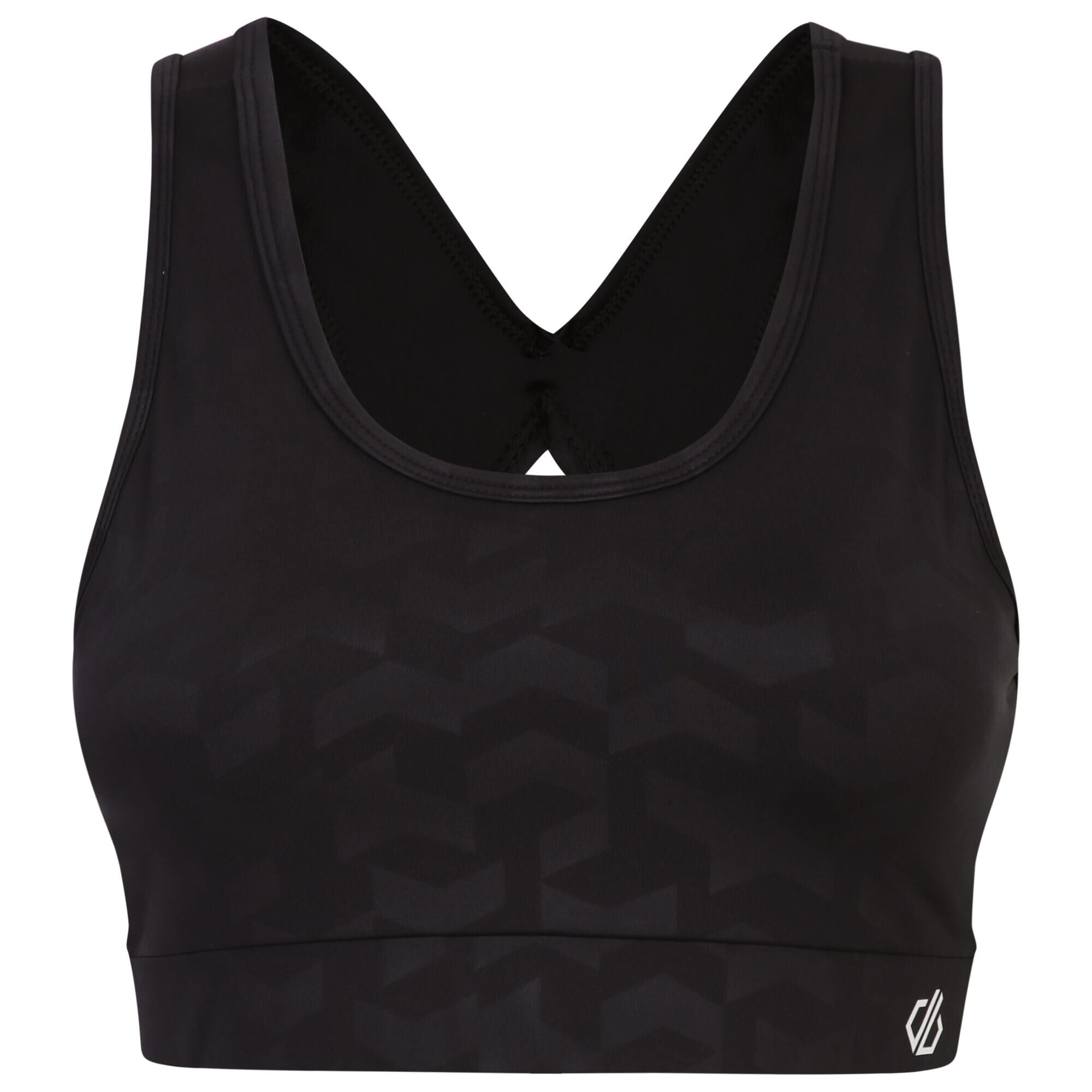 DARE 2B Womens/Ladies Swift Chevron Sports Bra (Black)