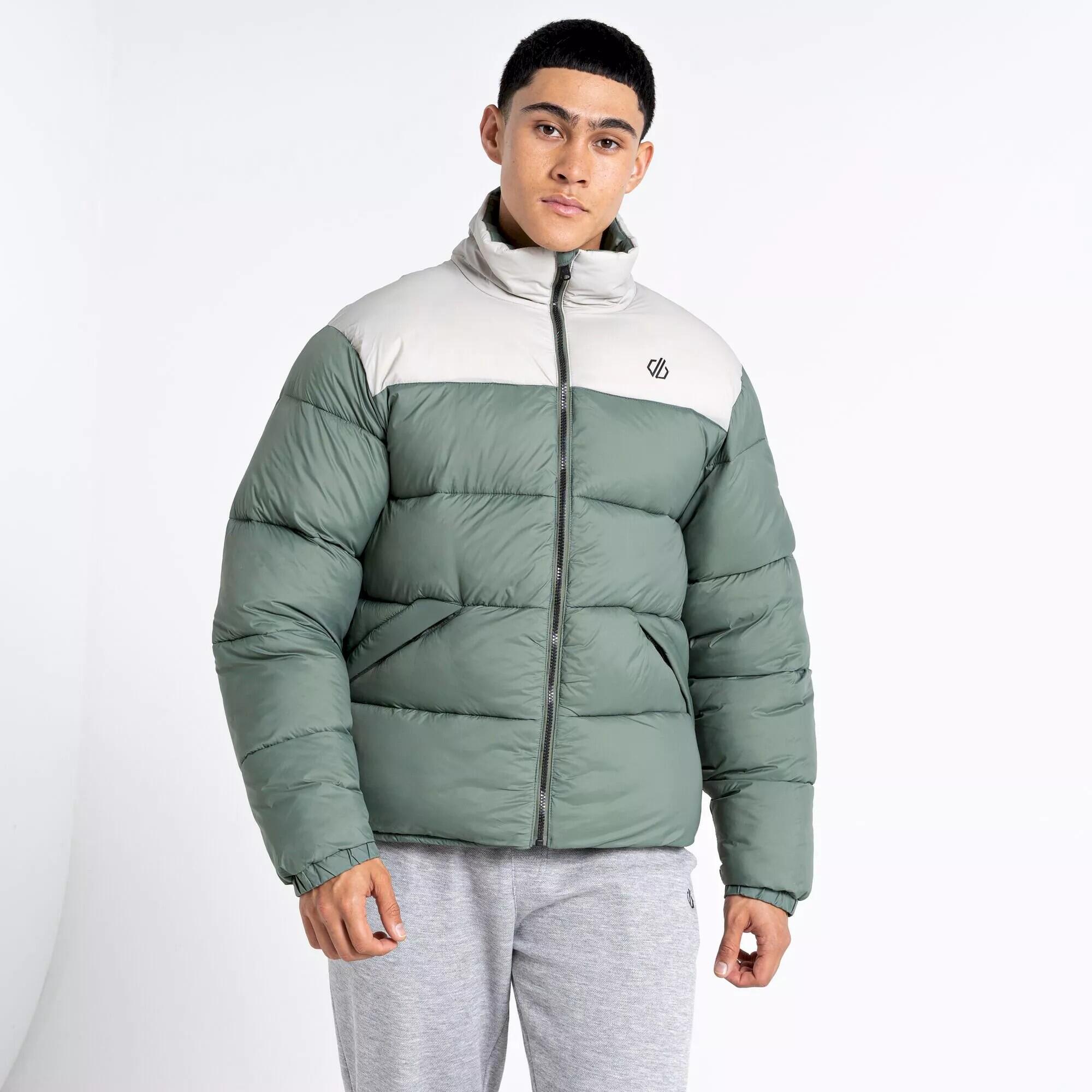 THE JERMAINE JENAS EDIT MENTOR quilted jacket for men (Duck green / Light grey)