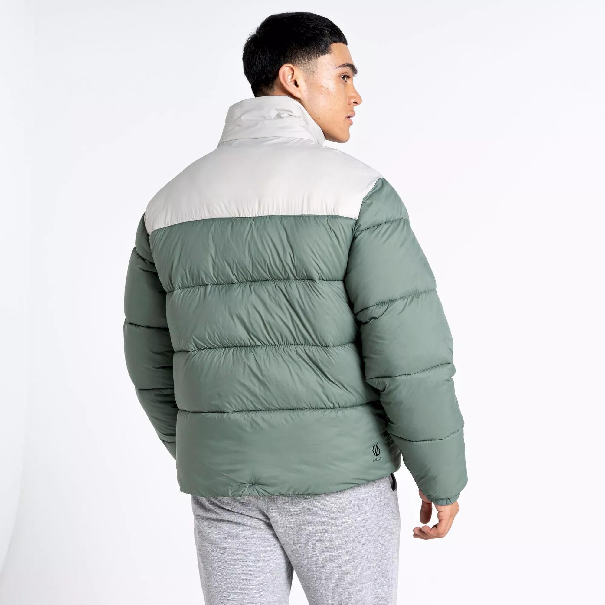 THE JERMAINE JENAS EDIT MENTOR quilted jacket for men (Duck green / Light grey)