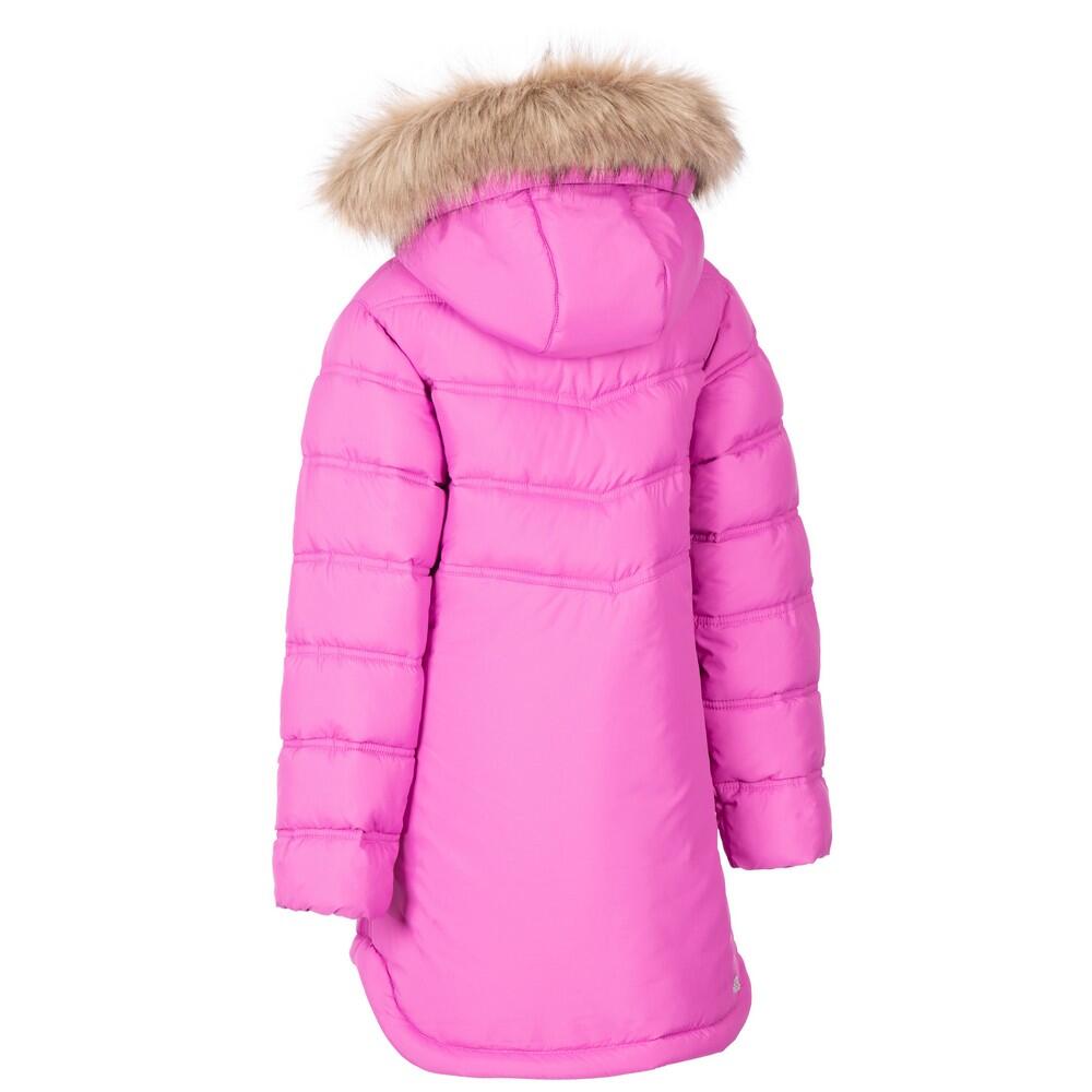 CHARMING Girls' Quilted Jacket (Dark Pink)