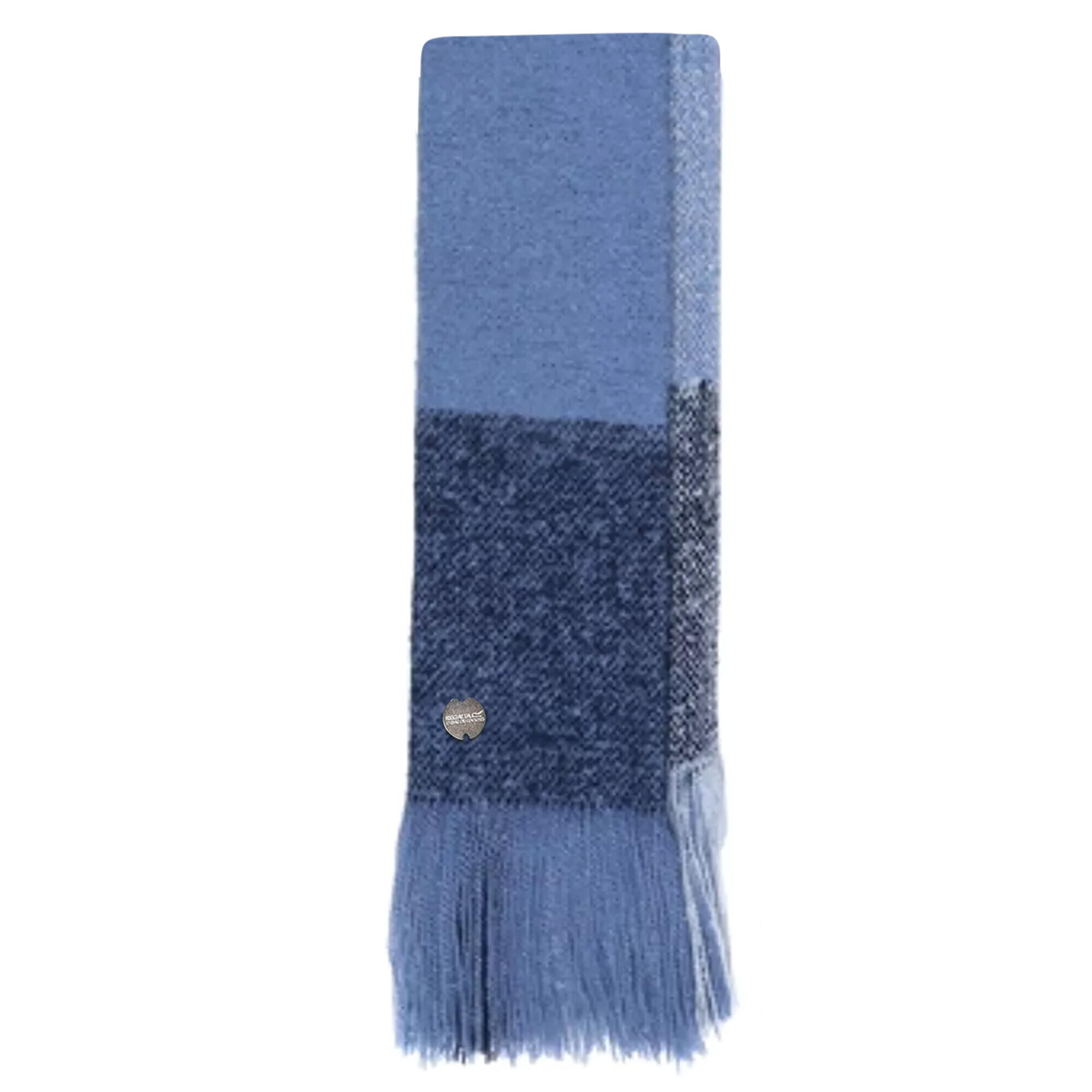 REGATTA Womens/Ladies Hannalise Checked Scarf (Navy/Slate Blue)