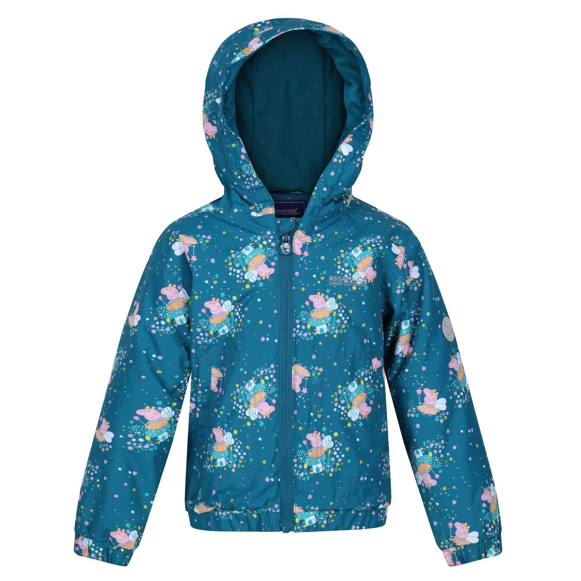 Childrens/Kids Muddy Puddle Peppa Pig Fairy Padded Jacket (Gulfstream) 1/5