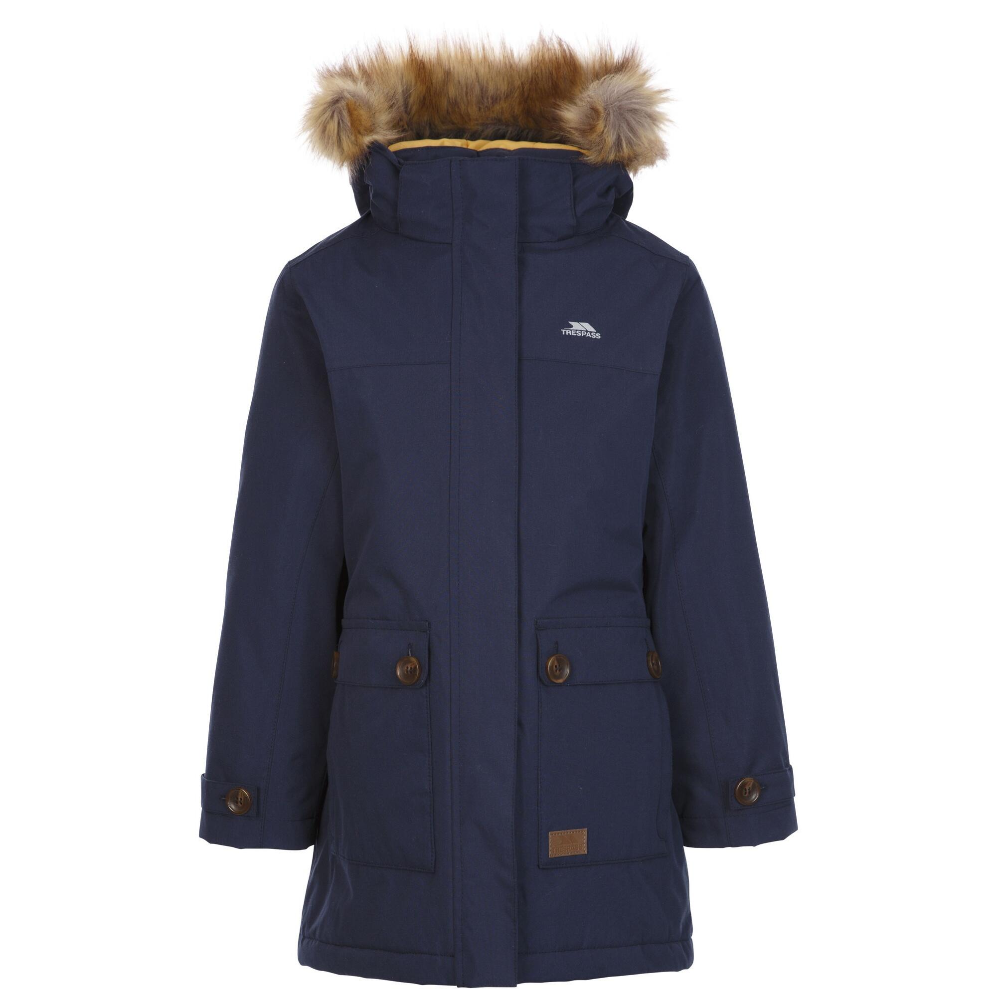 Giacca impermeabile RHODA da bambina (Navy)