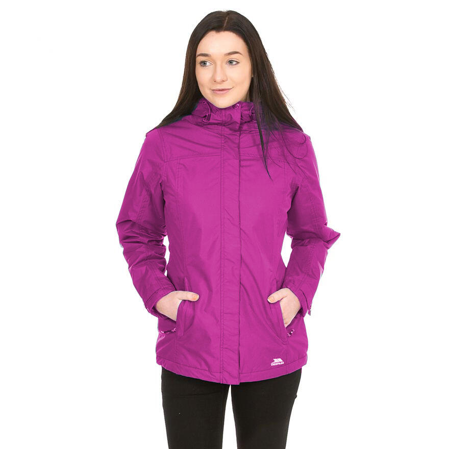 Edna Women's quilted waterproof jacket (Violet)