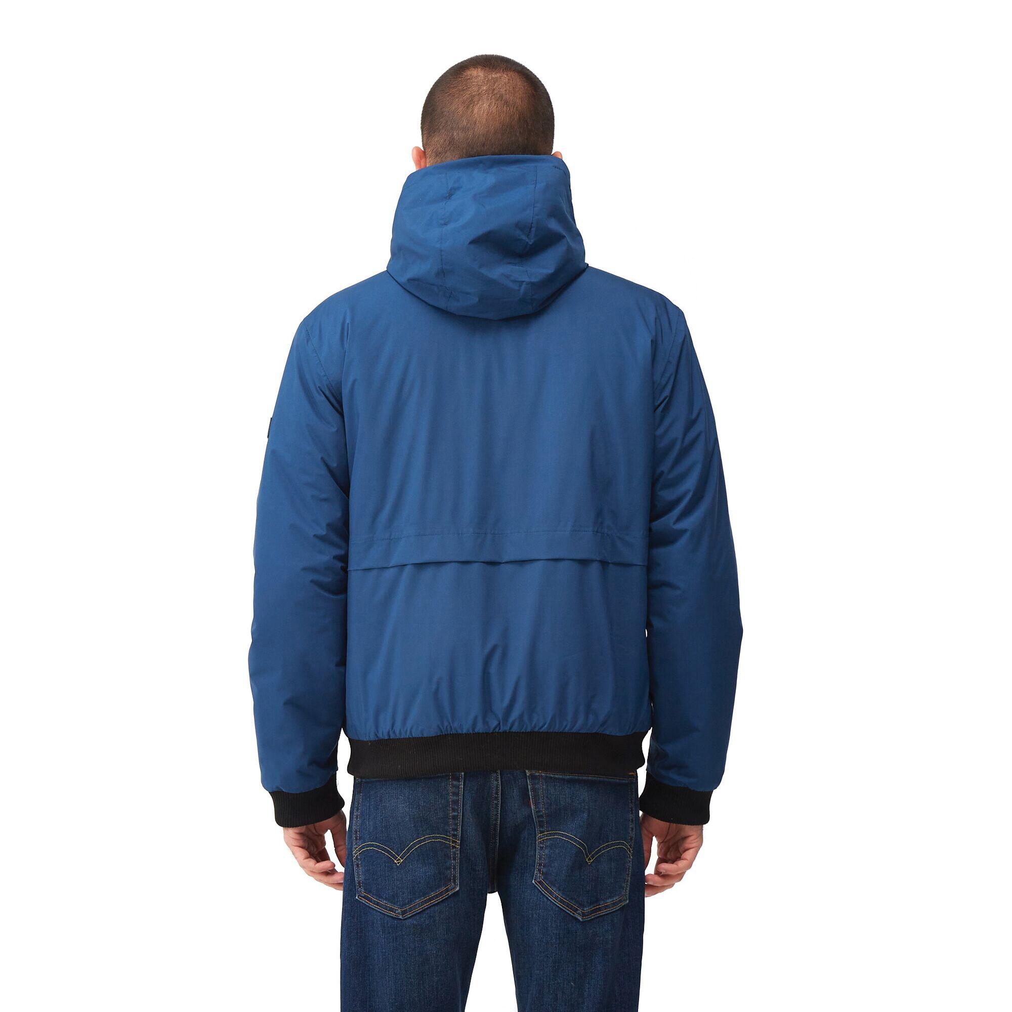 Mens Renly Hooded Waterproof Jacket (Admiral Blue) 3/5