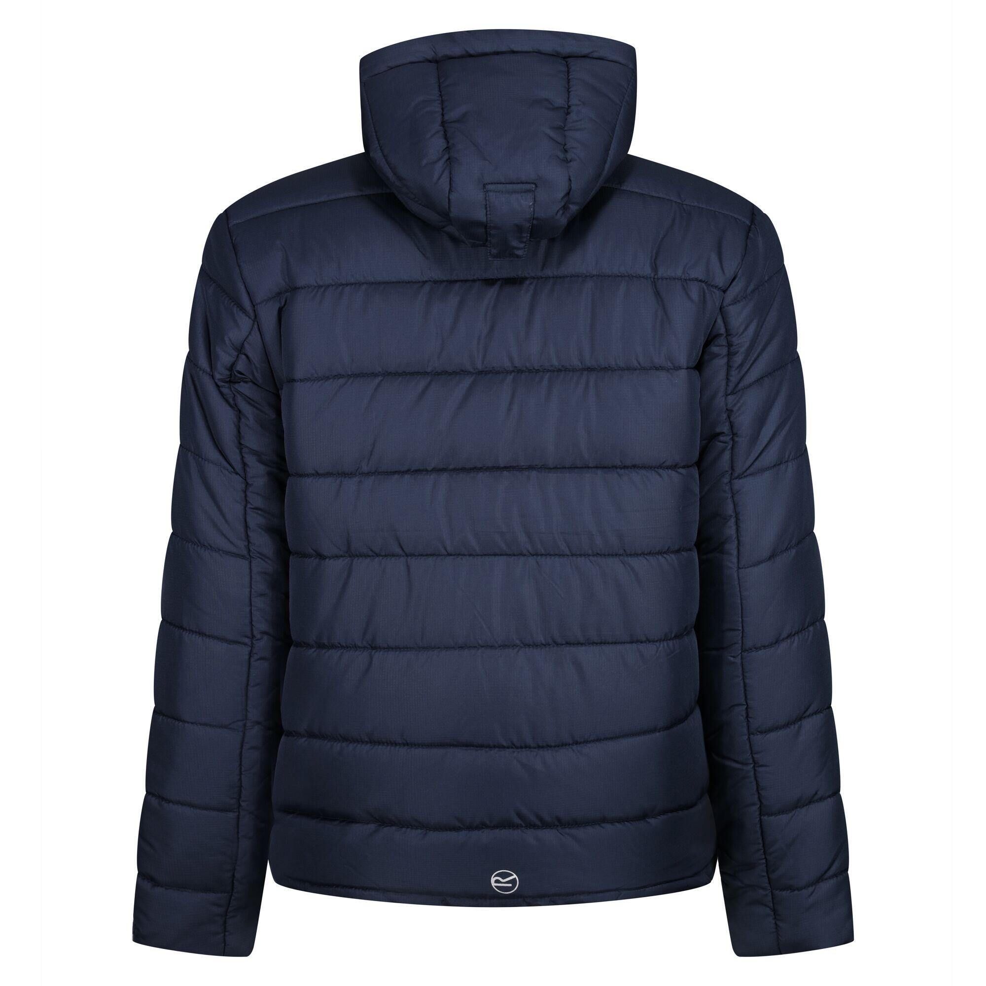 Mens Navigate Thermal Padded Jacket (Navy/French Blue) 2/5