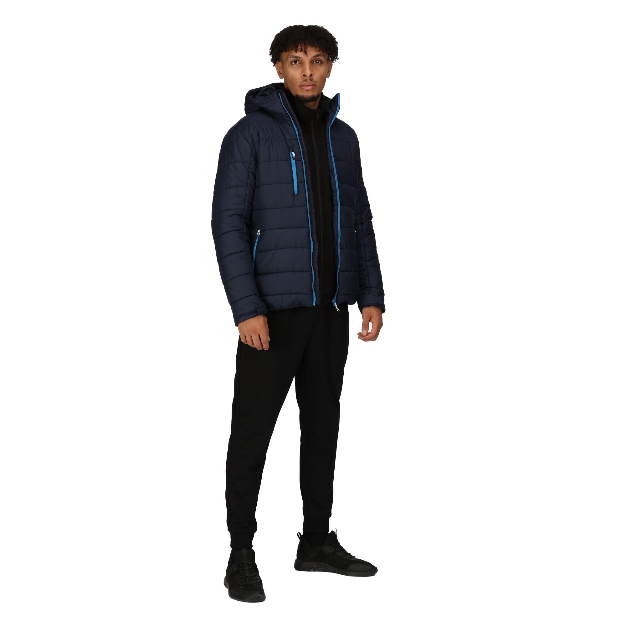 Mens Navigate Thermal Padded Jacket (Navy/French Blue) 4/5