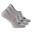 Calcetines al Tobillo Streat Logotipos para Hombre Packs de 3 Gris Jaspeado,