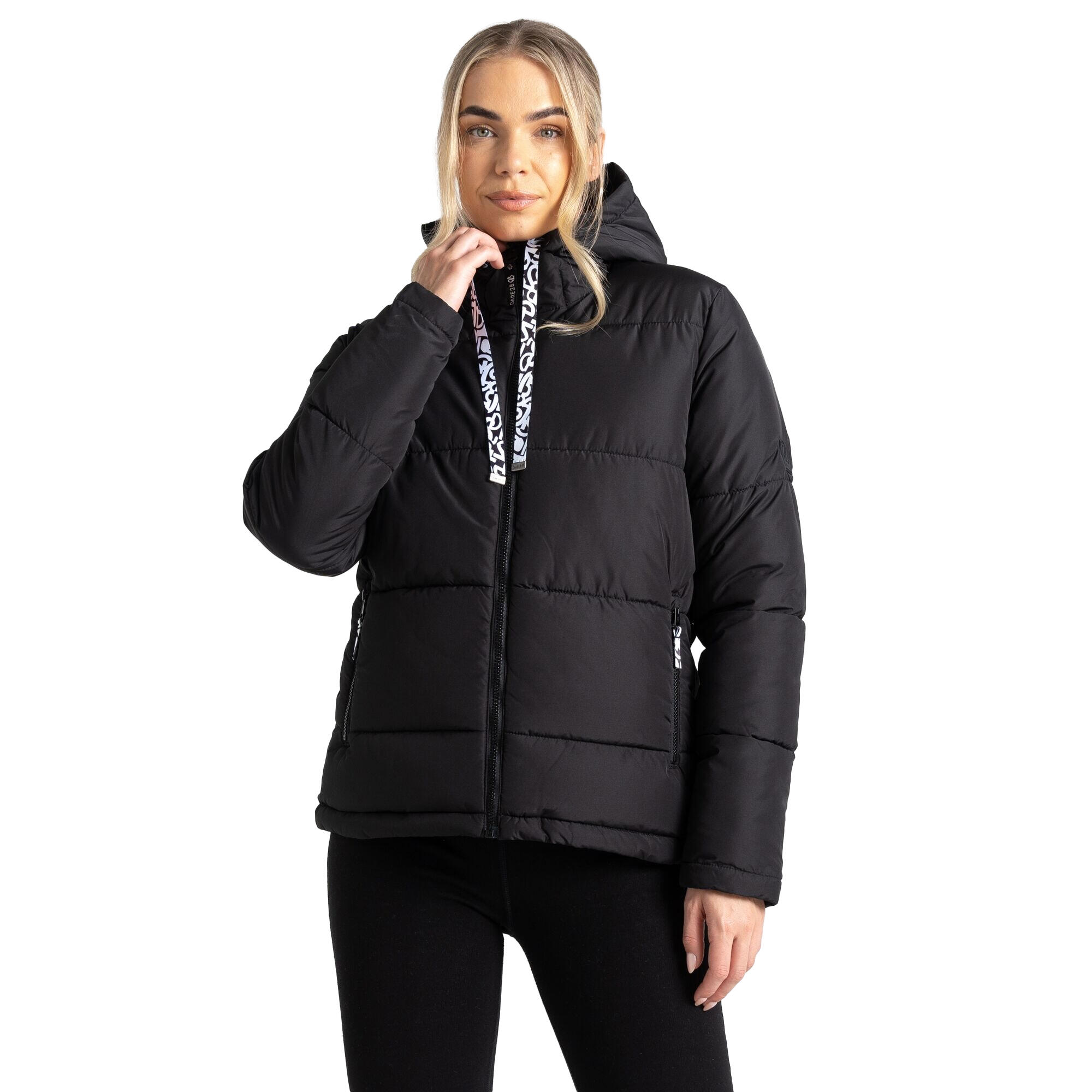 Women's SOCIETY quilted jacket (Black)