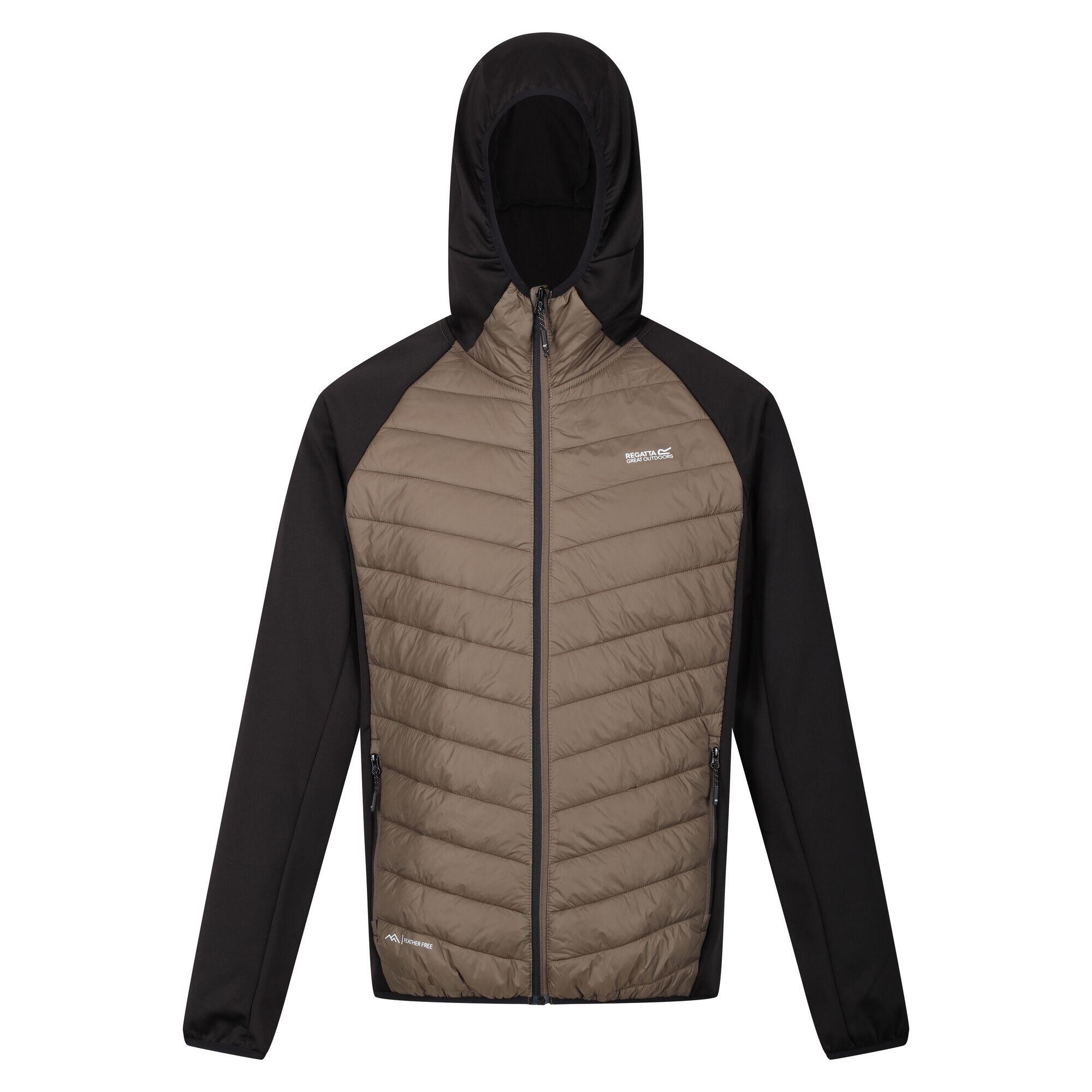 Regatta - Veste Hybride Andreson Homme (crocodile / Noir) - Doudoune Duvet - Marron|noir - S - Decathlon