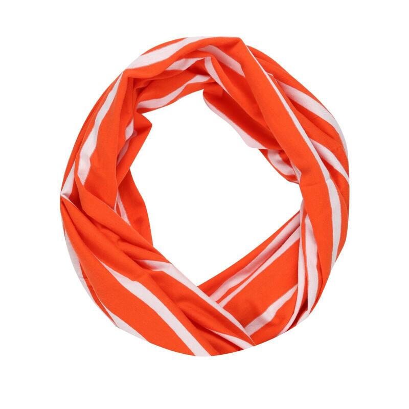 Echarpe SHAILA Femme (Orange/blanc)