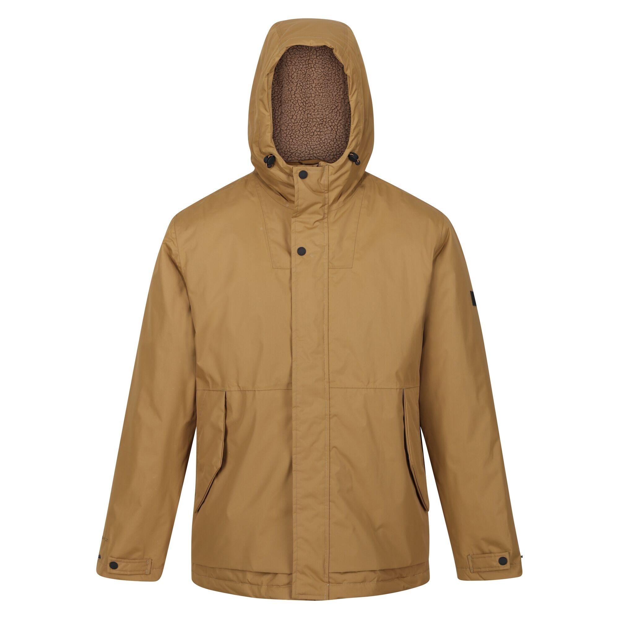 STERLINGS Men's Waterproof Jacket (Terre d'ombre)