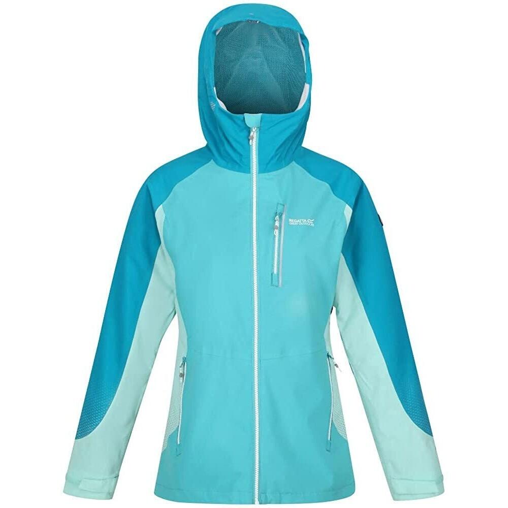 Womens/Ladies Highton Pro Waterproof Jacket (Turquoise/Enamel Blue) 1/5