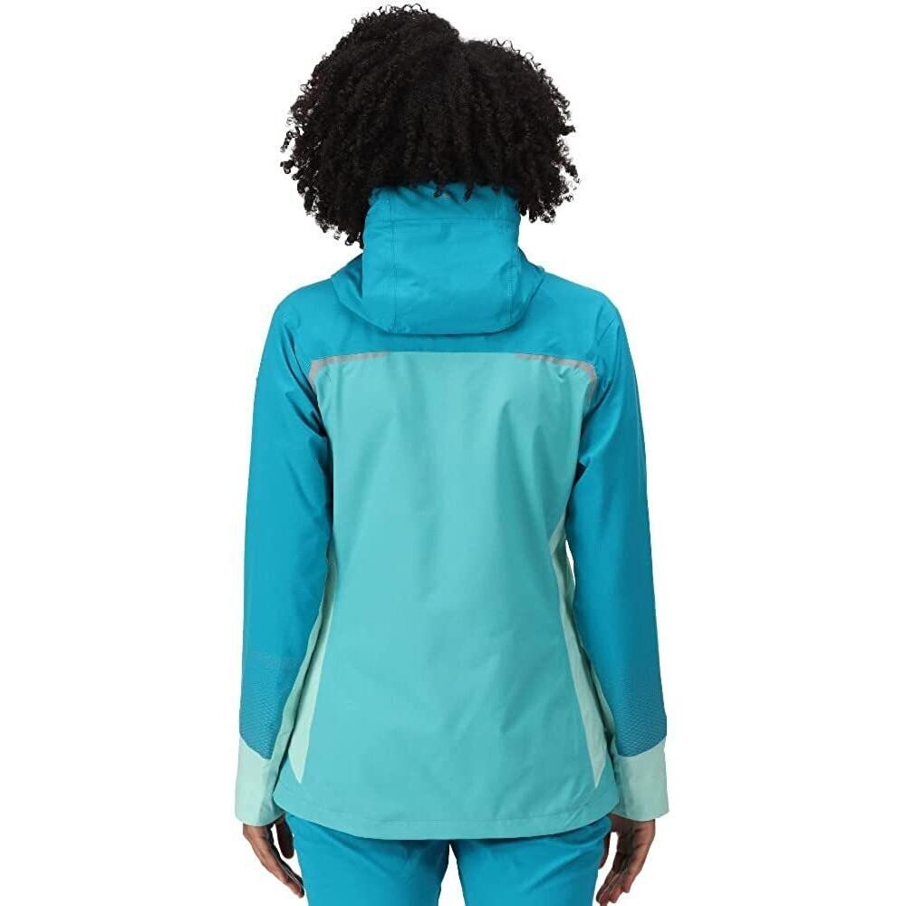 Womens/Ladies Highton Pro Waterproof Jacket (Turquoise/Enamel Blue) 4/5