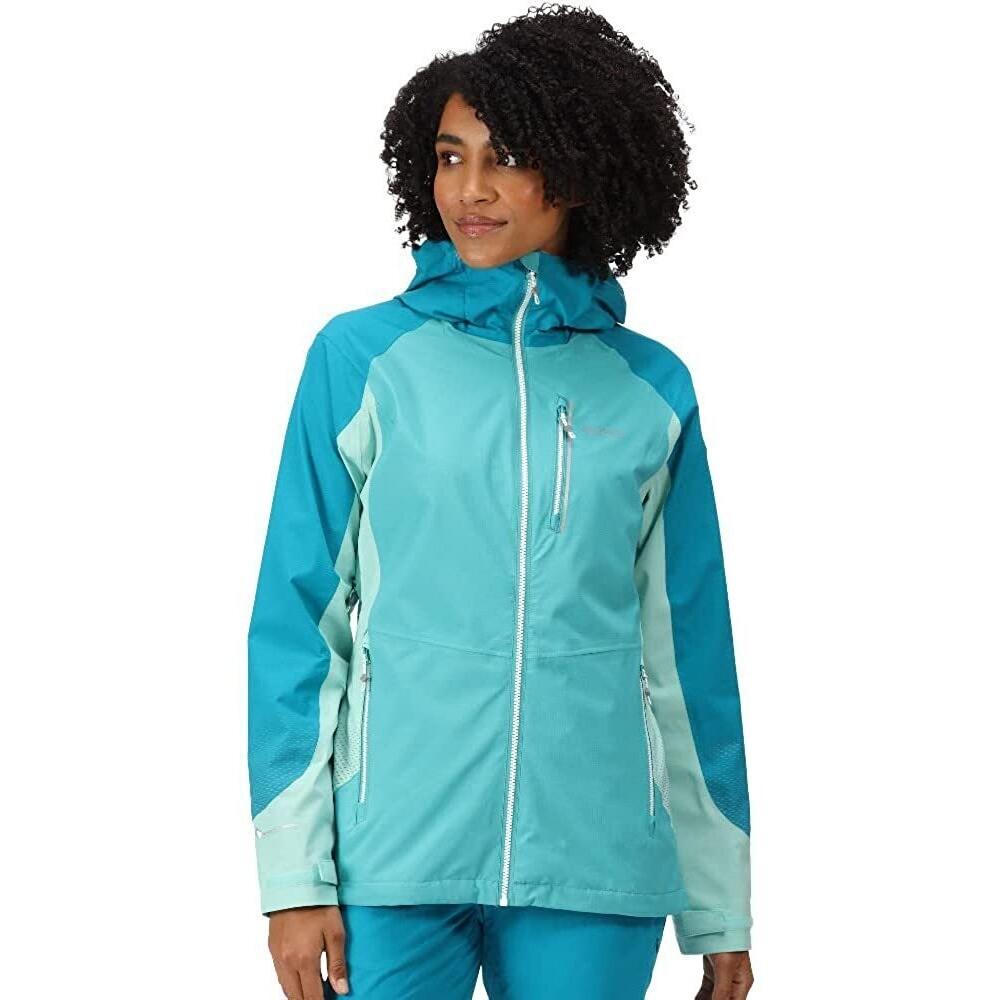 Womens/Ladies Highton Pro Waterproof Jacket (Turquoise/Enamel Blue) 3/5