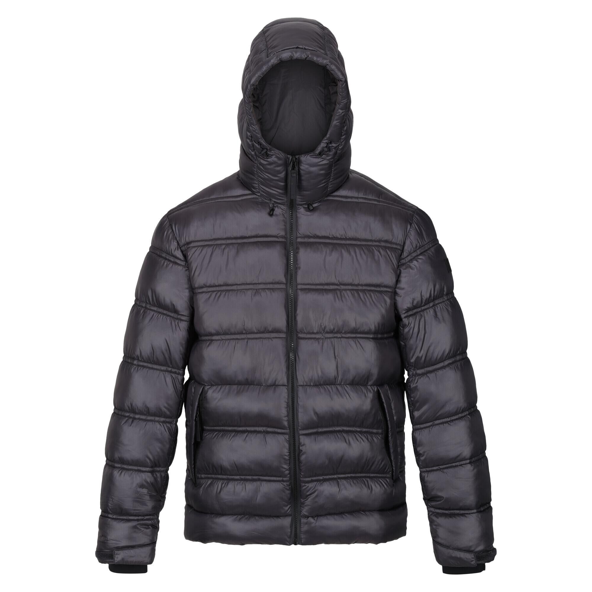 REGATTA Mens Toploft III Baffled Padded Jacket (Ash)