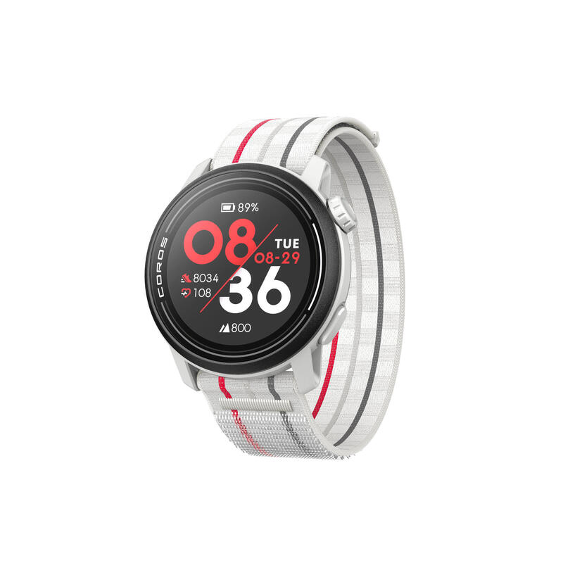 Montre COROS Pace 3 blanche avec bracelet en nylon COROS Decathlon