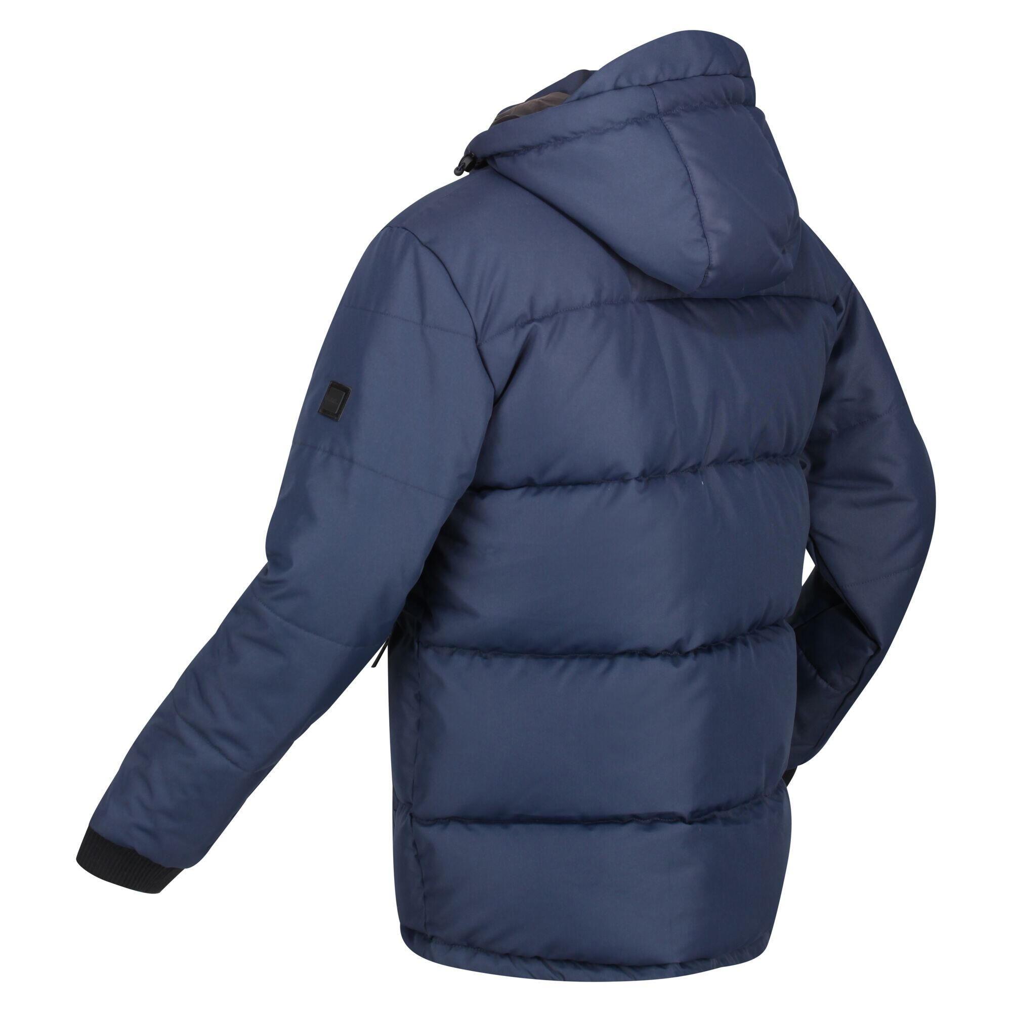 Mens Farren Lightweight Puffer Jacket (Navy) 4/5