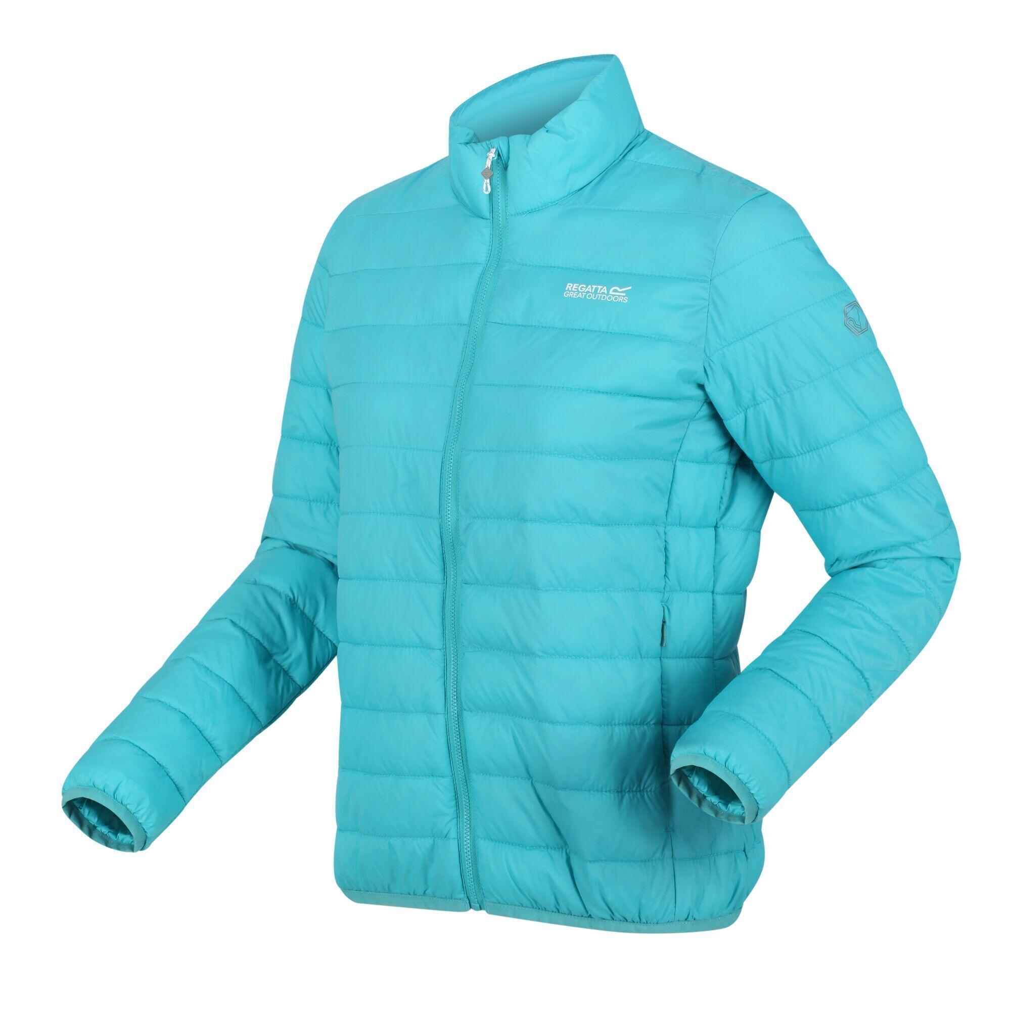 Womens/Ladies Hillpack Padded Jacket (Turquoise) 3/4