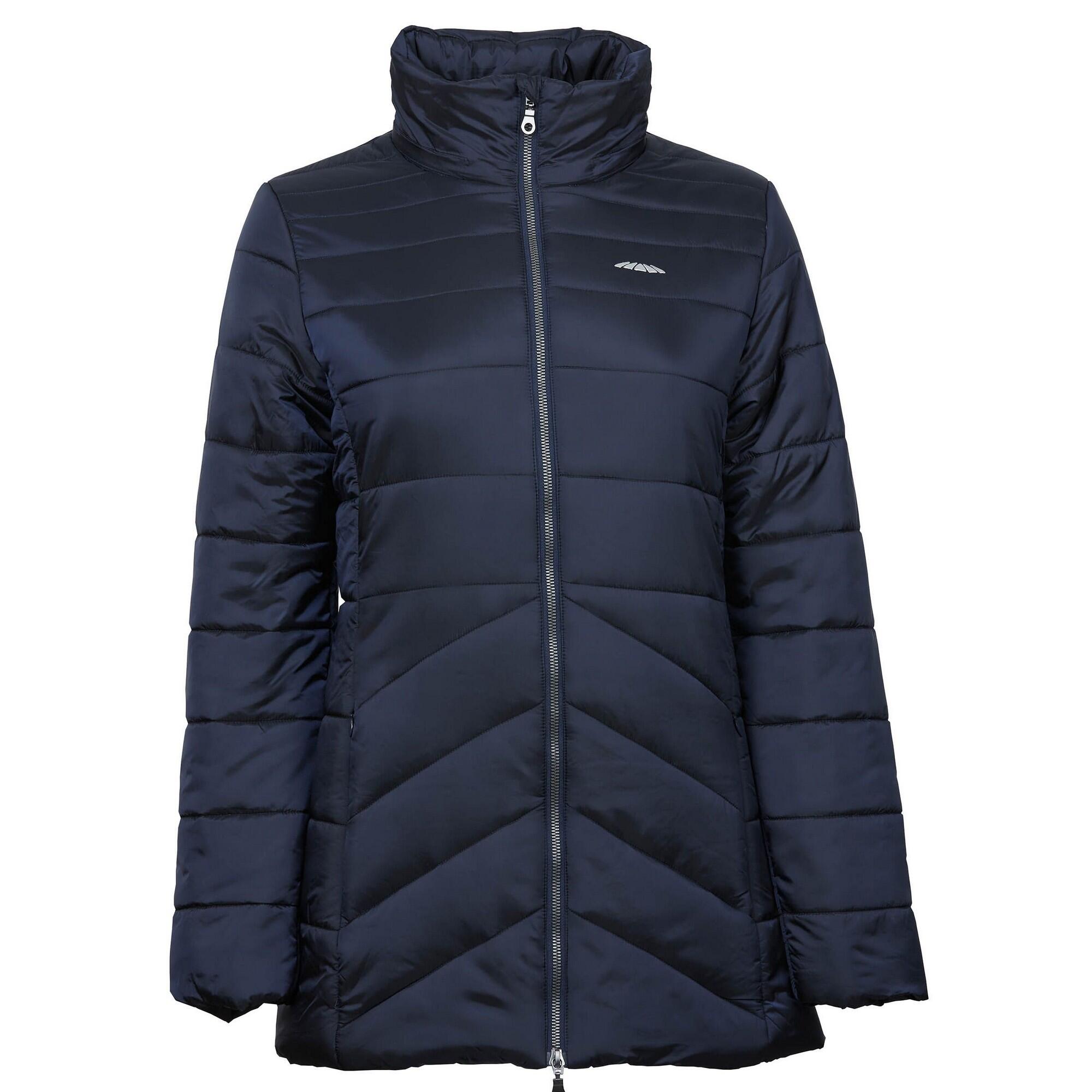 Decathlon Womens Navy Puffer Womens/Ladies Harlow Puffer Jacket
