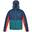 Heren Harrock Puffer Jacket (Admiraalblauw/Pacifisch groen)